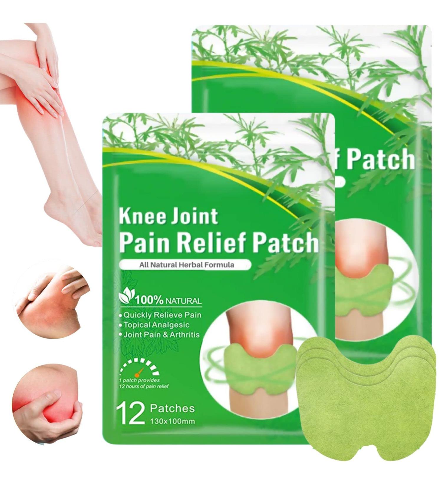 Flexiknee Natural Herbal Knee Patches - Set of 24 PCS | Natural Knee Pain Relief - Buy Online on GoSupps.com