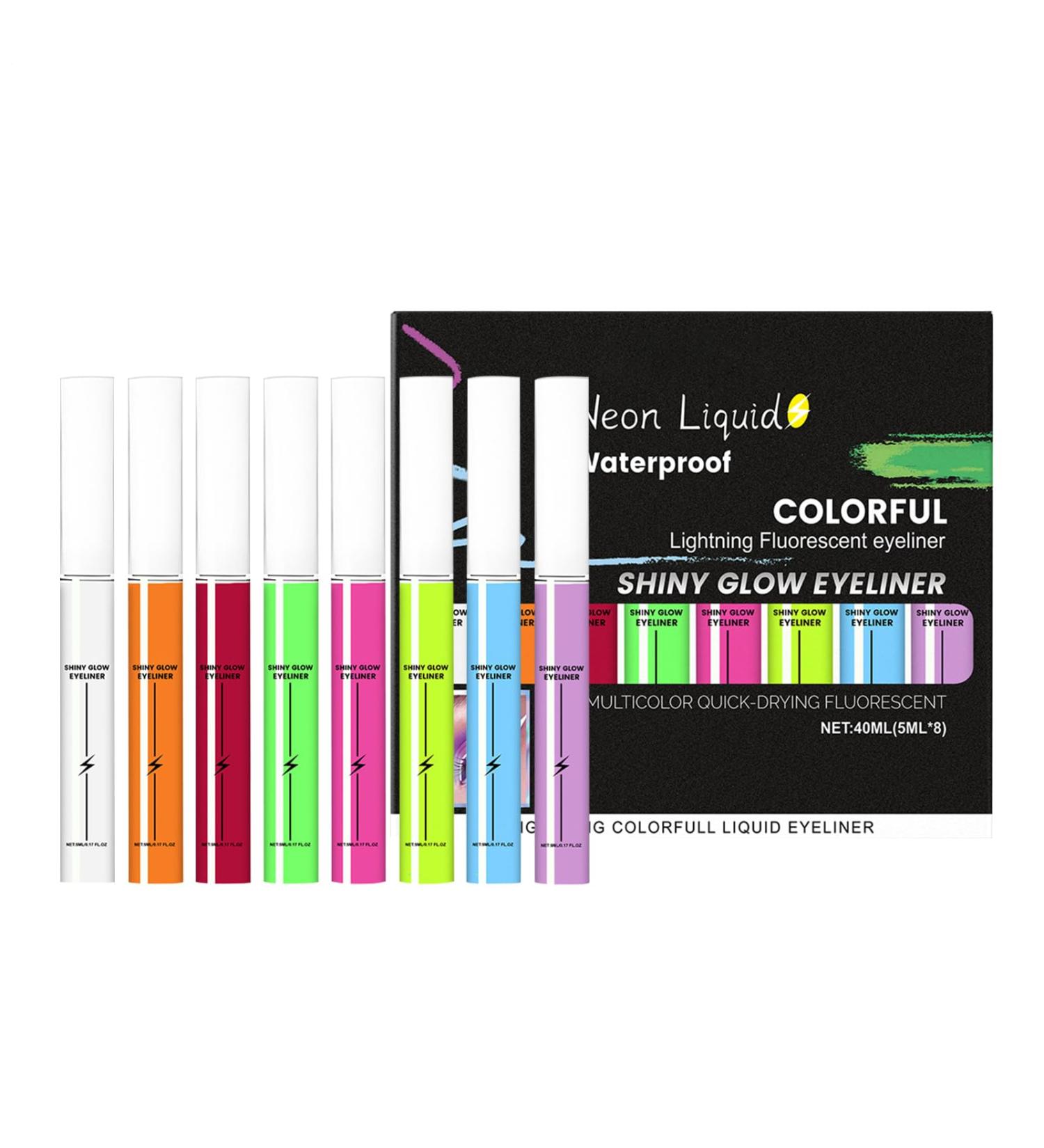 Eyeliner liquide - Brille dans l'obscurit - Crayon eye-liner imperm able - Pour voyage d'affaires maison ext rieur cole Halloween No l utilisation quotidienne performance sc ne - Buy Online on GoSupps.com