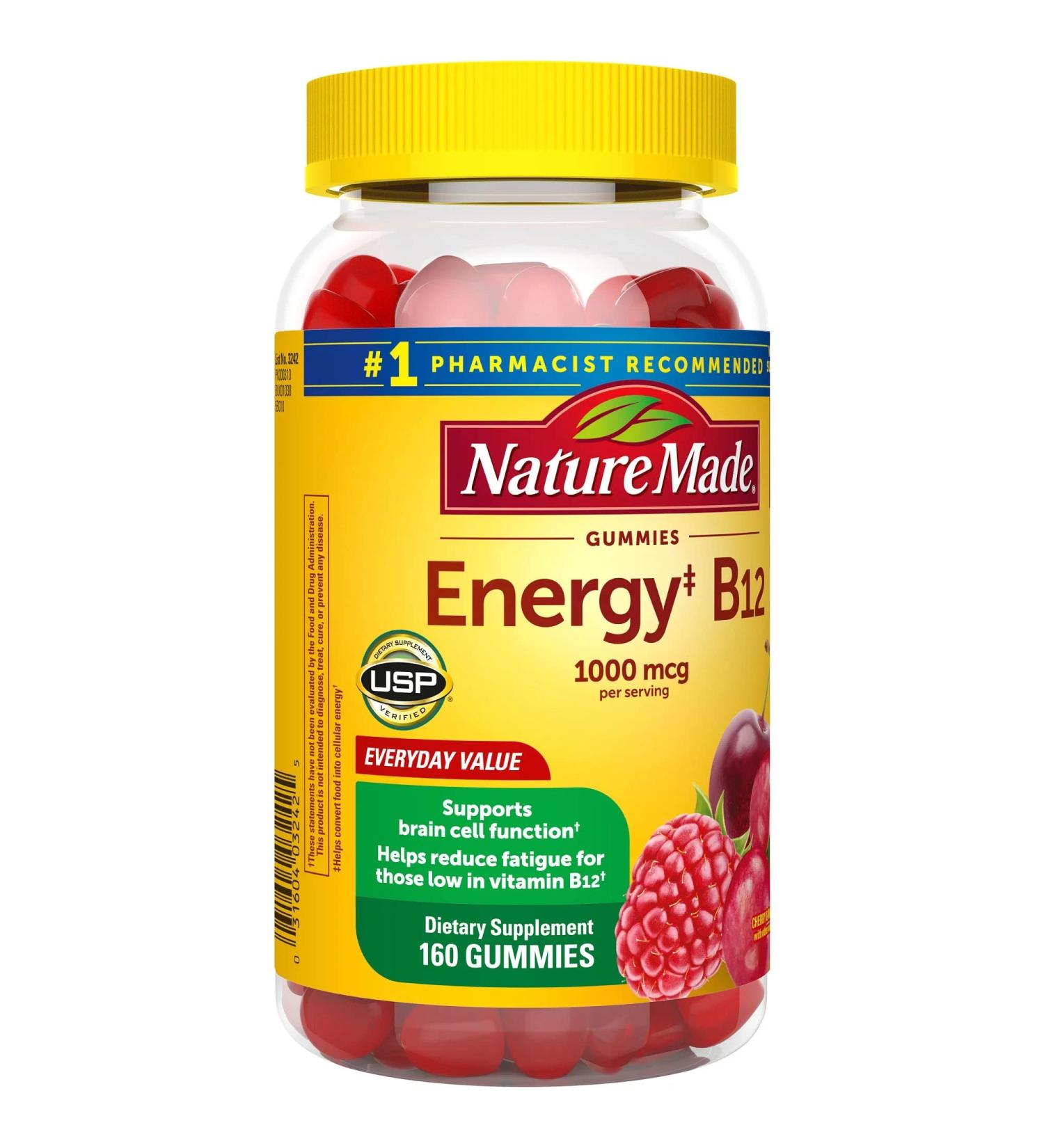 jogi Energy B12 1000mcg Gummies - Daily Dietary Supplement for Adults - 160 Count - Buy Online on GoSupps.com