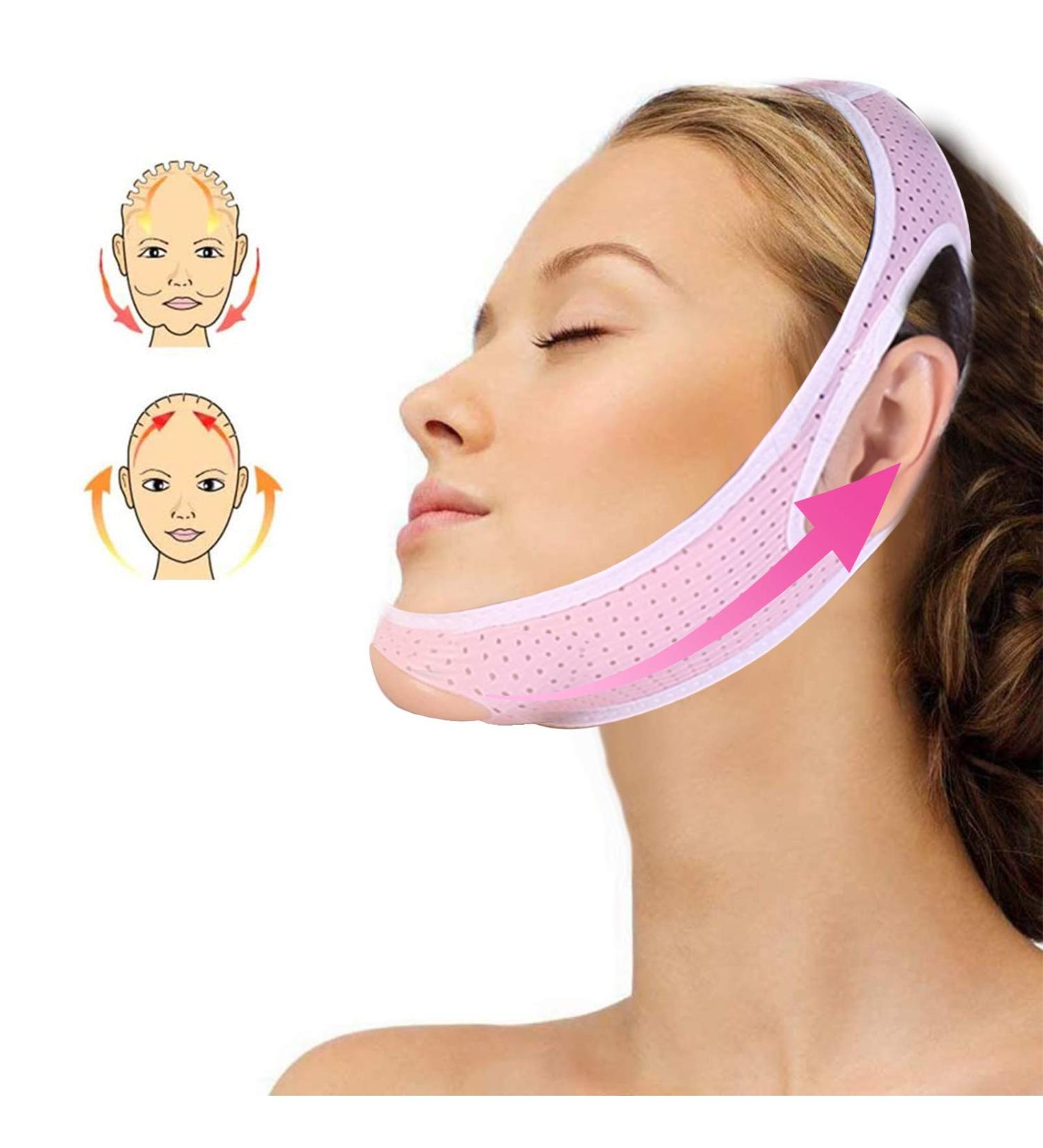 Facial Slimming Strap & Firming Belt | V Line Shape Reducer for Wrinkles & Pain Relief - International Shipping - Buy Online on GoSupps.com