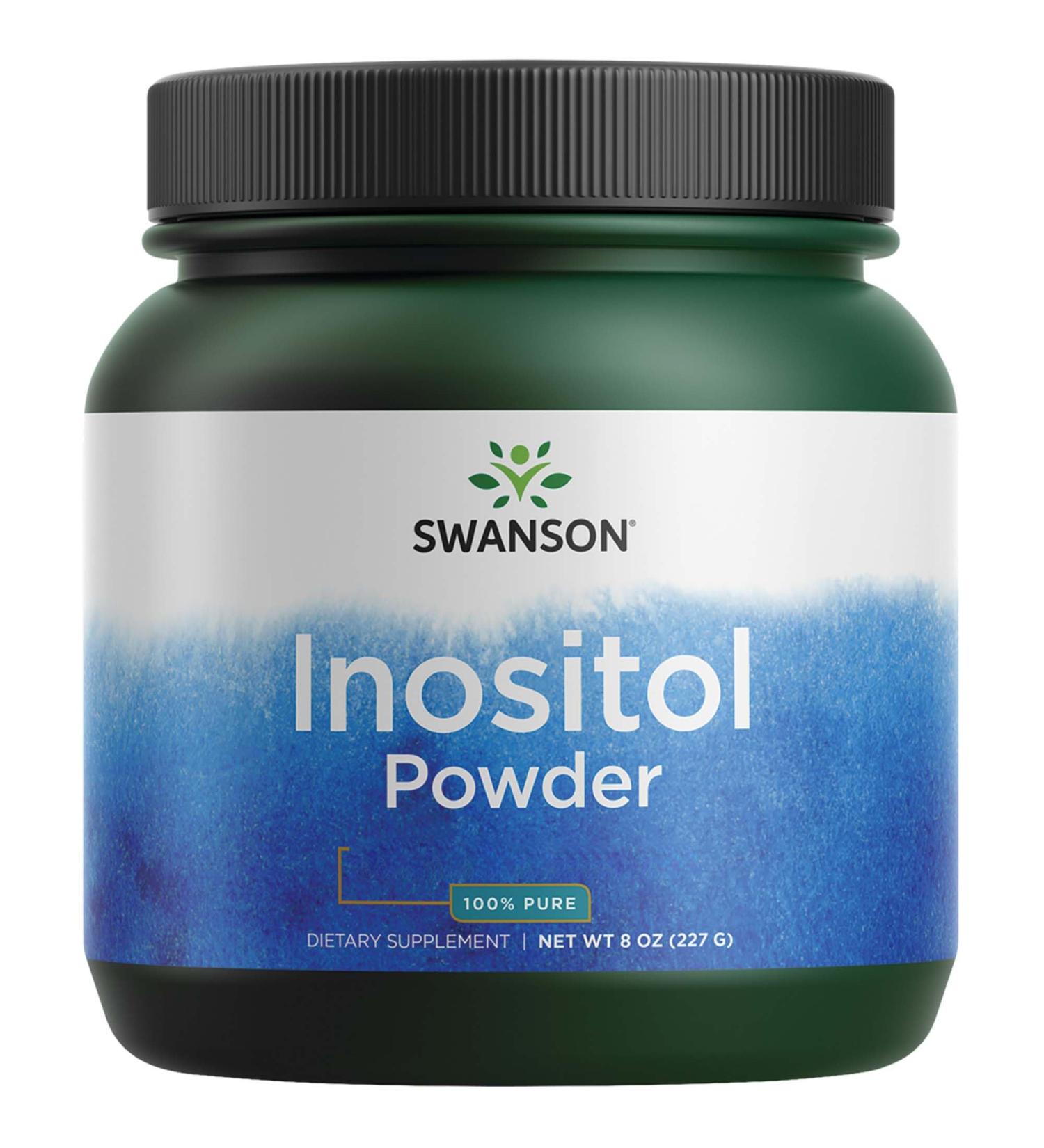 Swanson Inositol Powder 227g | Vegan High Dosage Soy-Free Gluten-Free Non-GMO - International Shipping Available - Buy Online on GoSupps.com