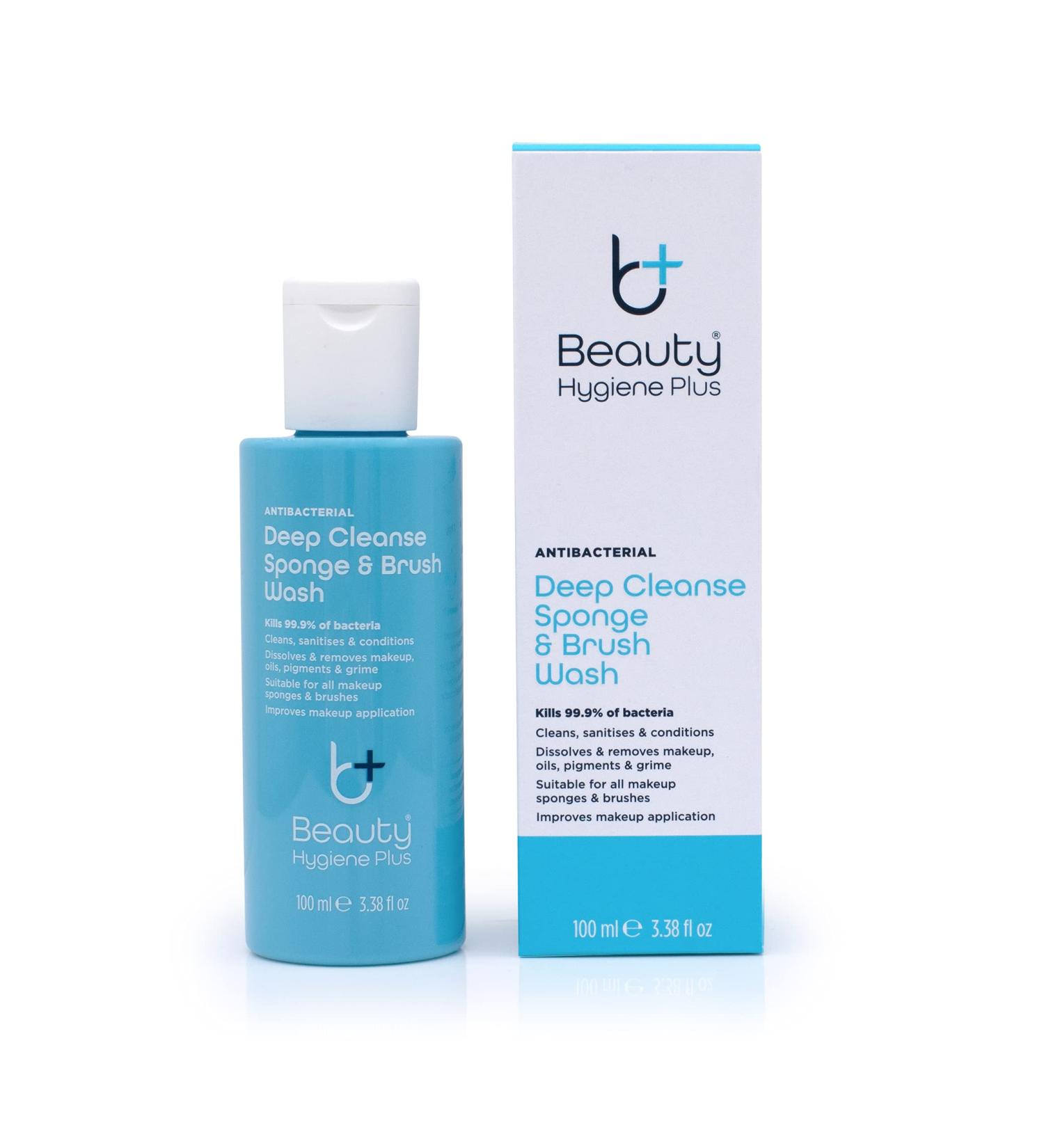 Beauty Hygiene Plus Deep Cleanse makeup Sponge & Brush Wash Conditioning Antibacterial 100ml - Buy Online on GoSupps.com