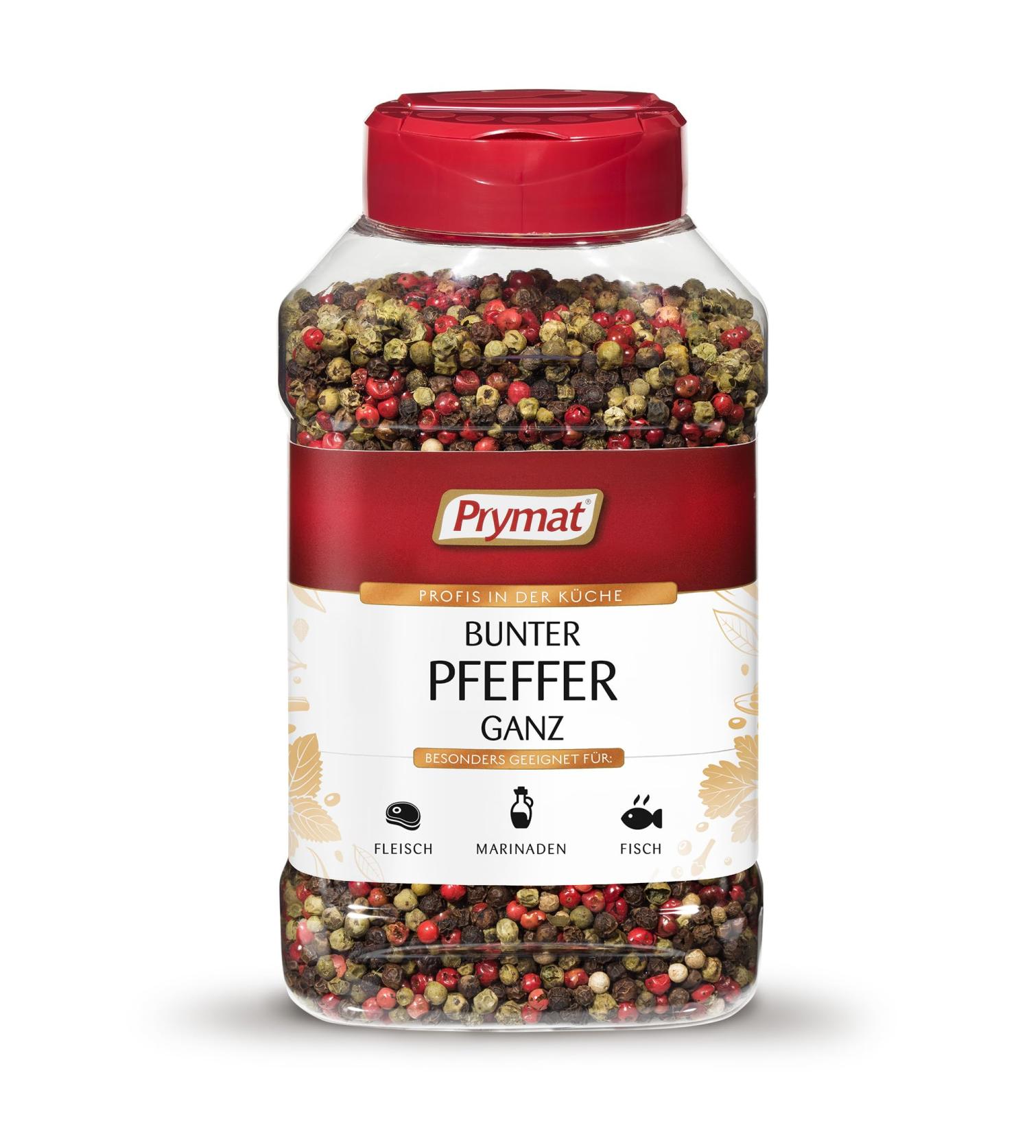 Prymat Colorful Pepper 350g - Perfect Peppercorns for Meat Fish Soups & Marinades - International Shipping Available - Buy Online on GoSupps.com