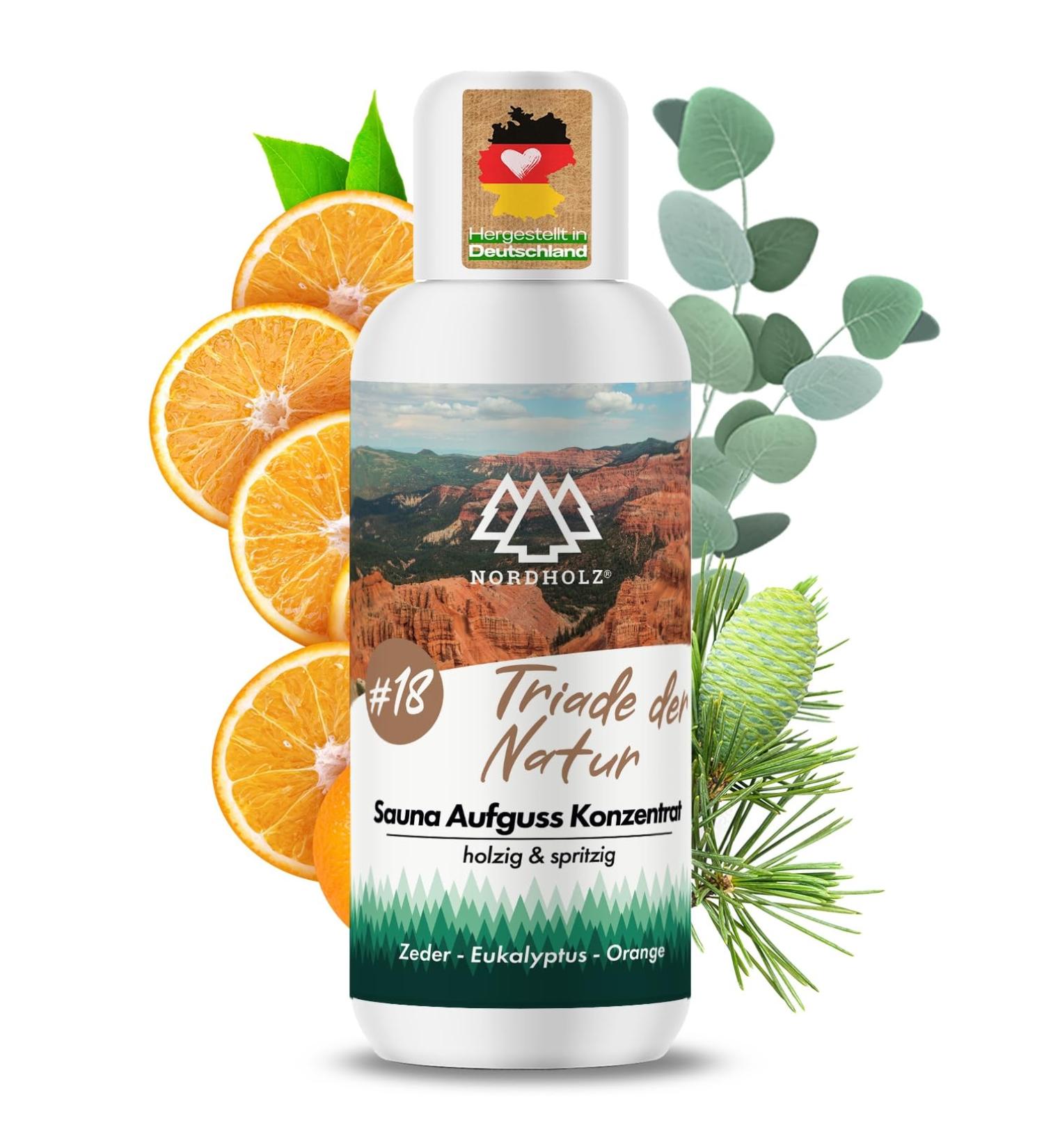 Nordholz Sauna Infusion - 48 Varieties 100ml | Natural Sauna Fragrance for Relaxing Moments | Premium Sauna Accessories - Buy Online on GoSupps.com