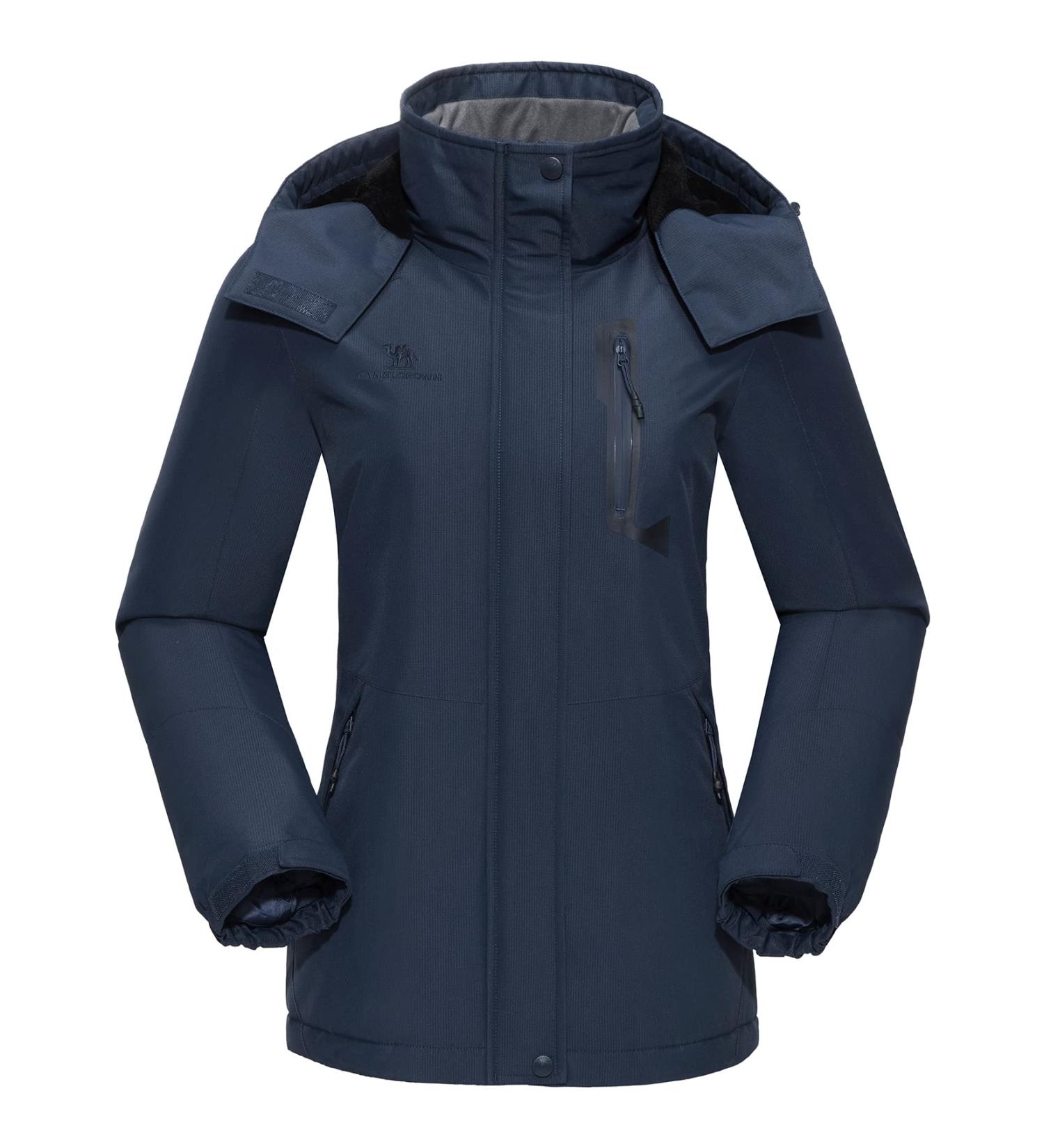 CAMELSPORTS Women's Waterproof Ski Jacket with Fleece - Navy, X-Large - Buy Online on GoSupps.com