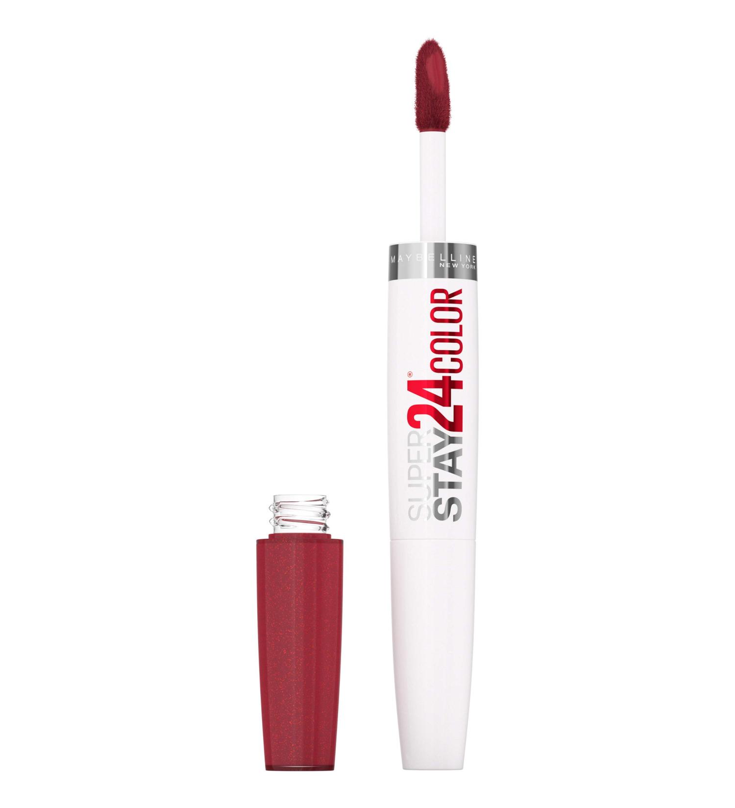 Maybelline Super Stay 24 Long Lasting Liquid Lipstick & Lip Balm Kit - City Ablaze | International Shipping Available - Buy Online on GoSupps.com