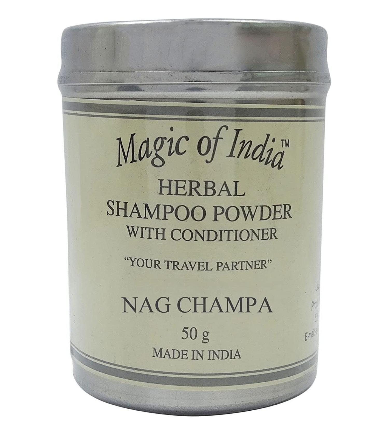 RSGM Magic Of India Herbal Nag Champa Shampoo Powder With Conditioner - 50g