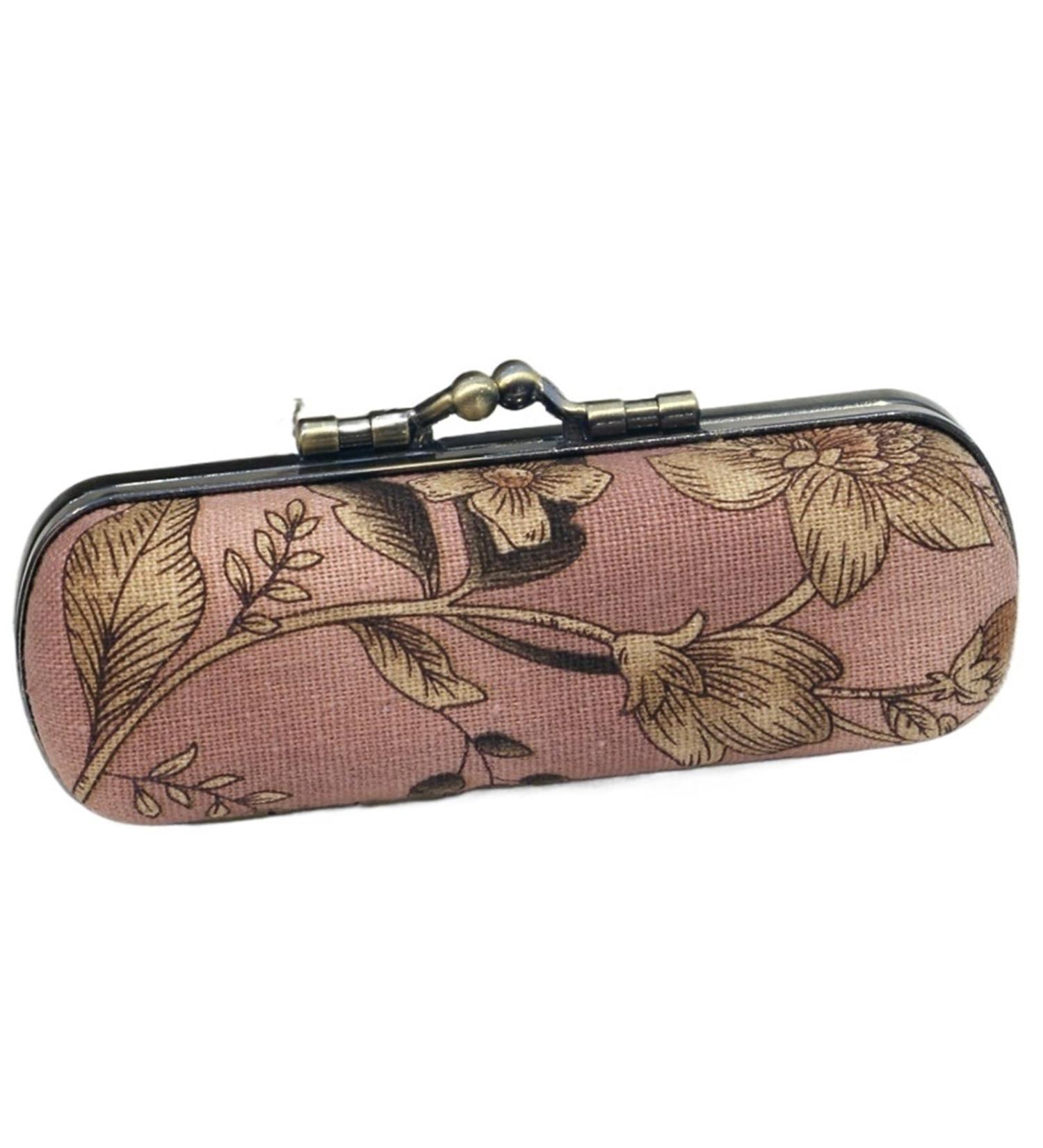  GSCLZ Handmade Fabric Lipstick Case to Protect Lipstick on the Go Antique Brass Organizer (Color-A) - Buy Online on GoSupps.com