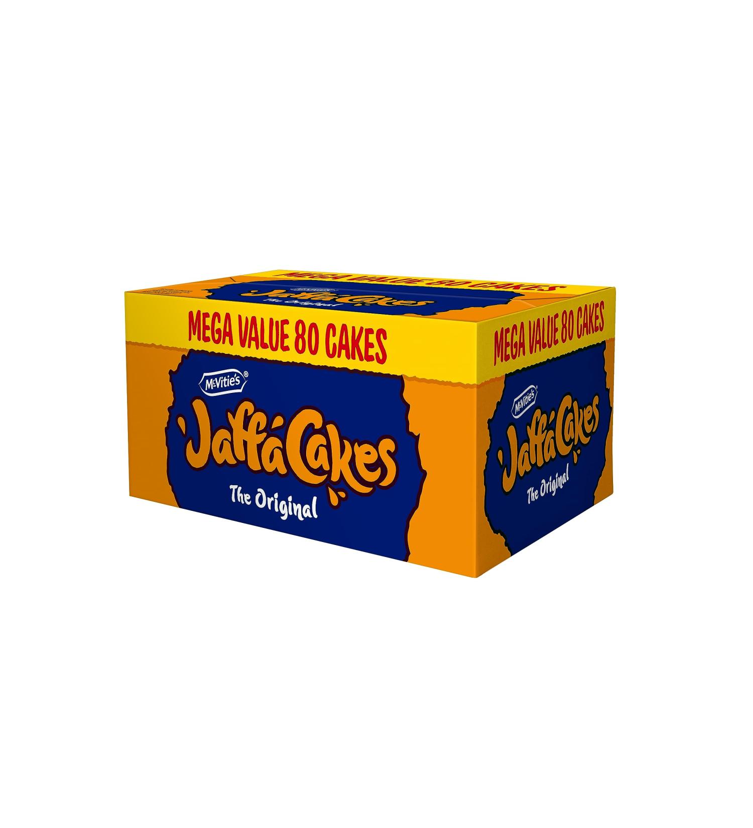 McVitie's Jaffa Cakes Mega Box Value Pack 80 Count (4 Packs of 20 Cakes) Mega Value - Buy Online on GoSupps.com