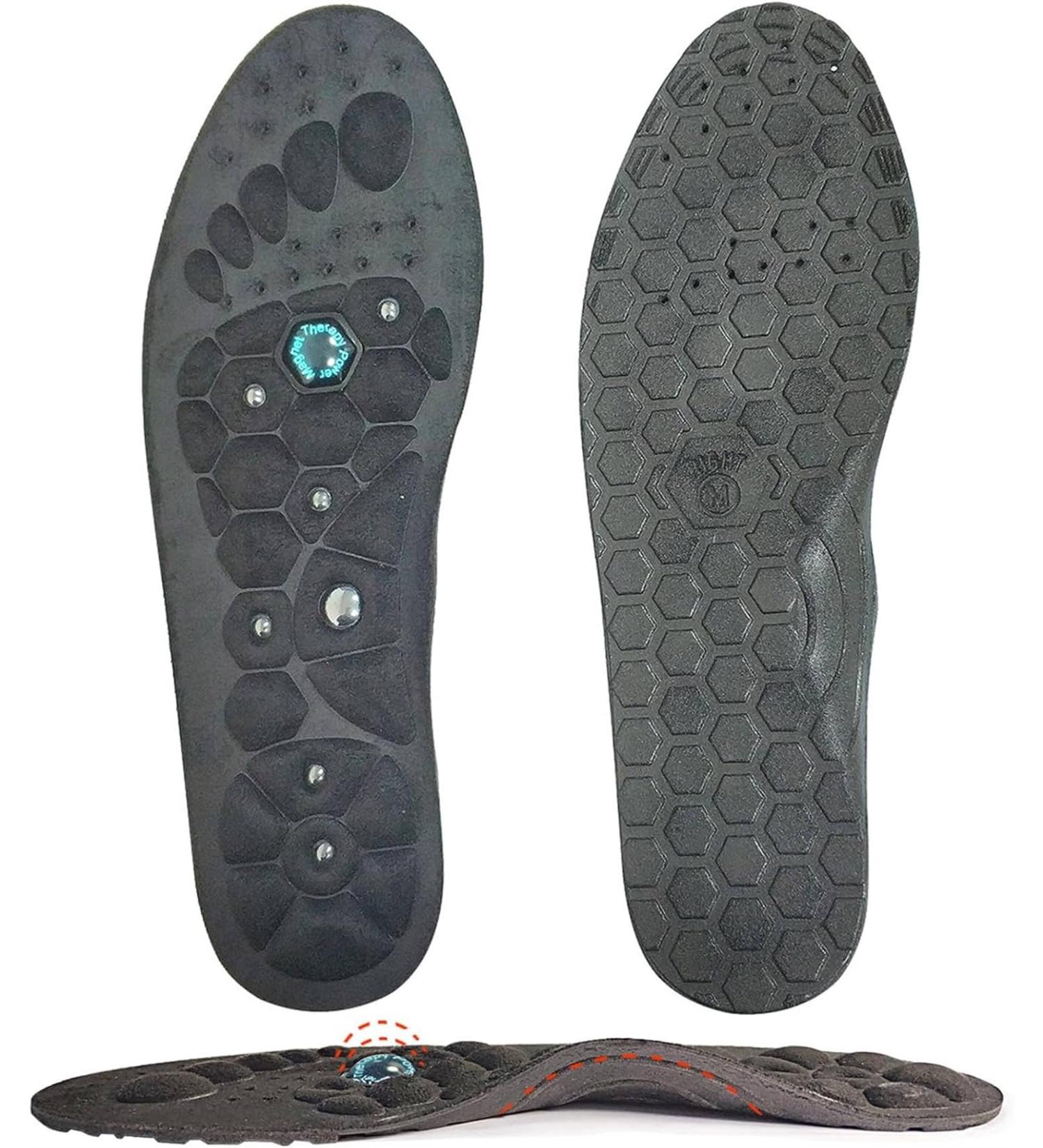Buy Acupressure Insoles - Magnetic Orthopedic Insoles for Men & Women | Size M (8-10)  - Buy Online on GoSupps.com