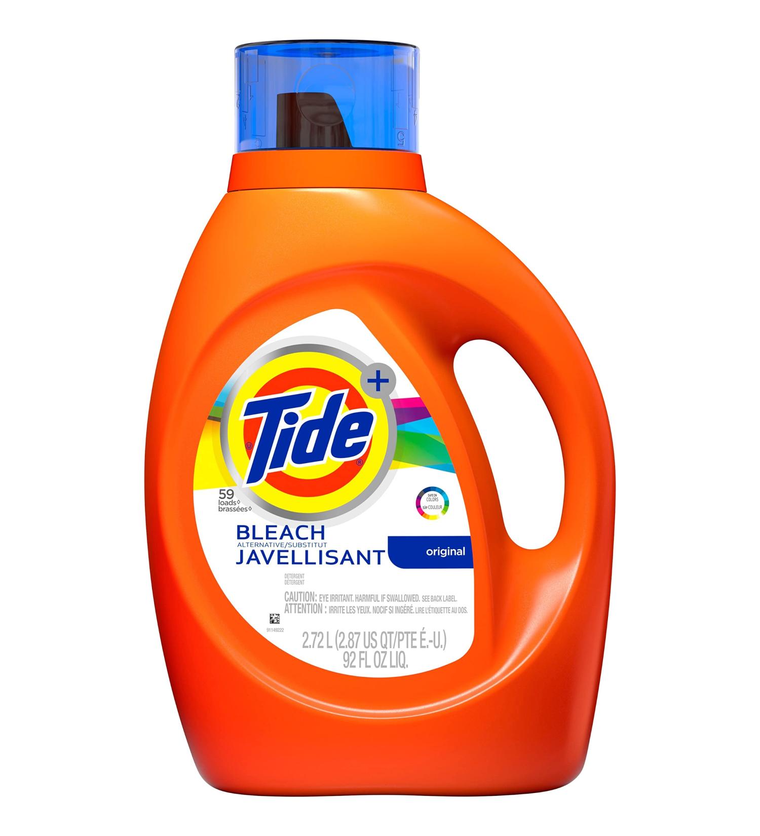 Buy Tide Plus Bleach Alternative Liquid Laundry Detergent - Safe for Colors Original Scent 2.72 L (59 Loads) - International Shipping Available - Buy Online on GoSupps.com