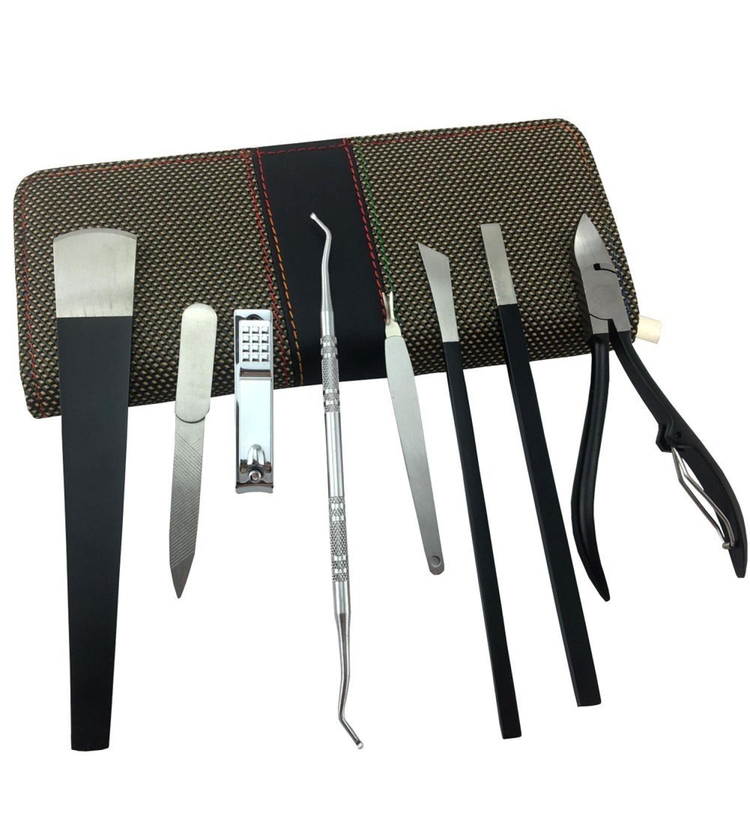 Fashion Craft Spove Professional Pedicure Set - Foot Care Kit with Callus Corn Cuticle Clipper and Travel Case - Buy Online on GoSupps.com