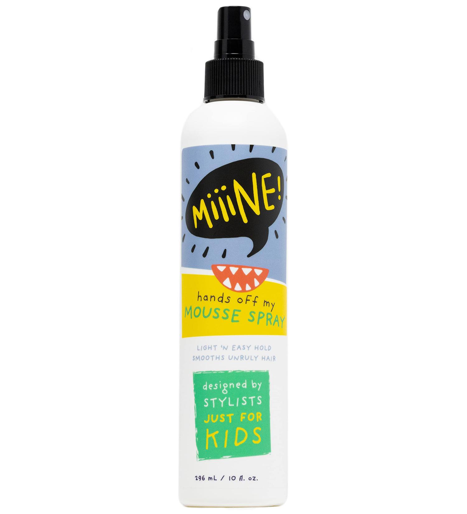 Hair Mousse Spray 10oz - Light Hold Kids Curl Gel Alternative | Alcohol-Free Fresh Scent Cruelty-Free Baby Hair Products Made in USA | Perfect for Kids' Curly Hair - Buy Online on GoSupps.com