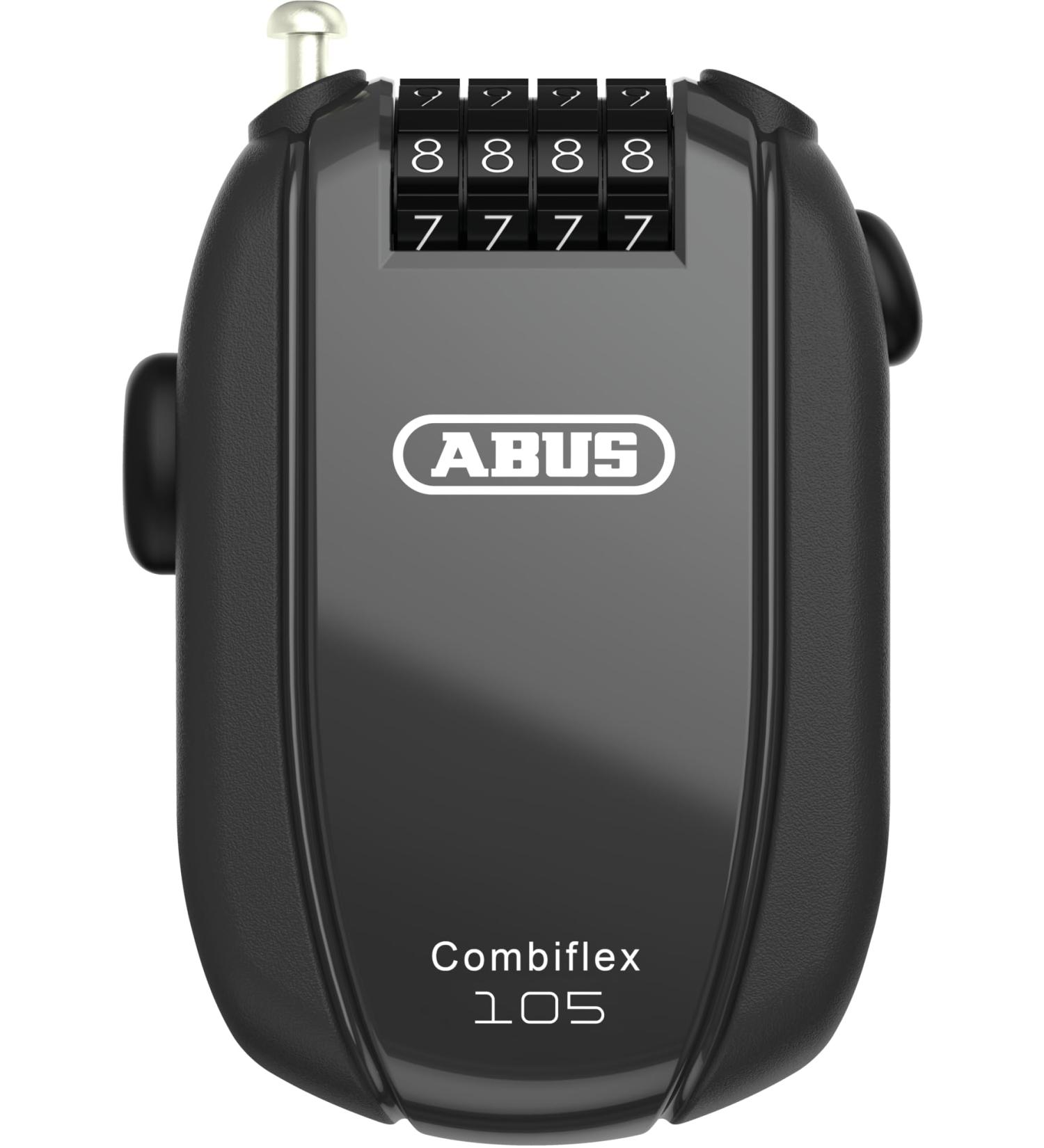 Abus Kabelschloss Combiflex 105 cm - Secure Skis Helmets Strollers & Luggage - No Holder Black - Various Lengths & Strengths - International Shipping - Buy Online on GoSupps.com