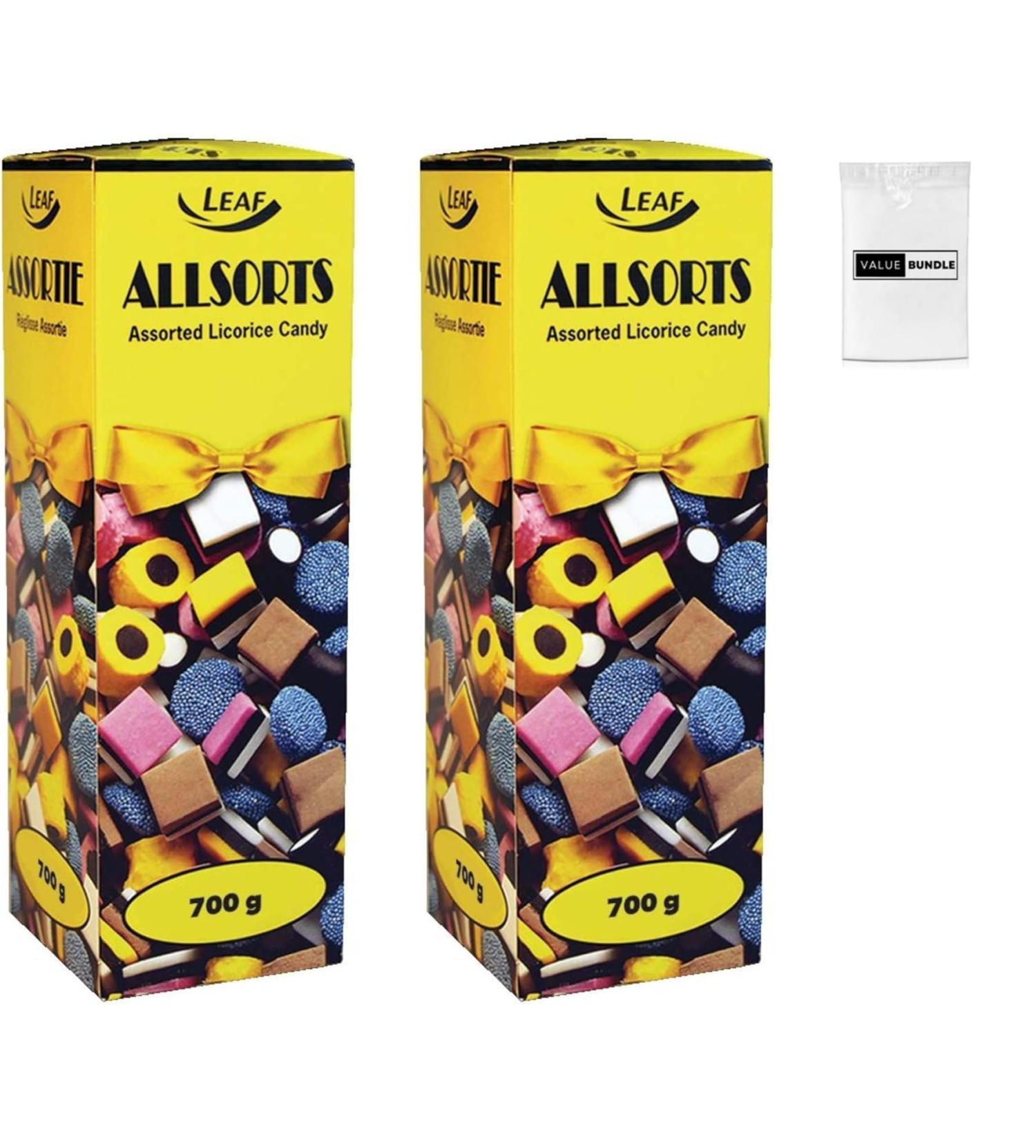 Value Bundle: Leaf Allsorts Licorice Candy Tower - Candy Bulk - All Sorts Black Licoice Candies - Licorice Candy Mix - Bulk Candy - Christmas Candy - Custom Value Bundle Package of 2 - Buy Online on GoSupps.com