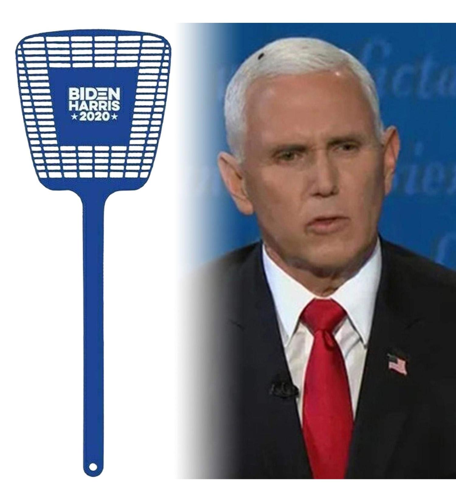 Fly Swatter Biden Harris Pence Fly Swatter Practical Tool for Home Pest Control Multi-Colors Plastic Handle with Long Handle House Wife Helper - Buy Online on GoSupps.com