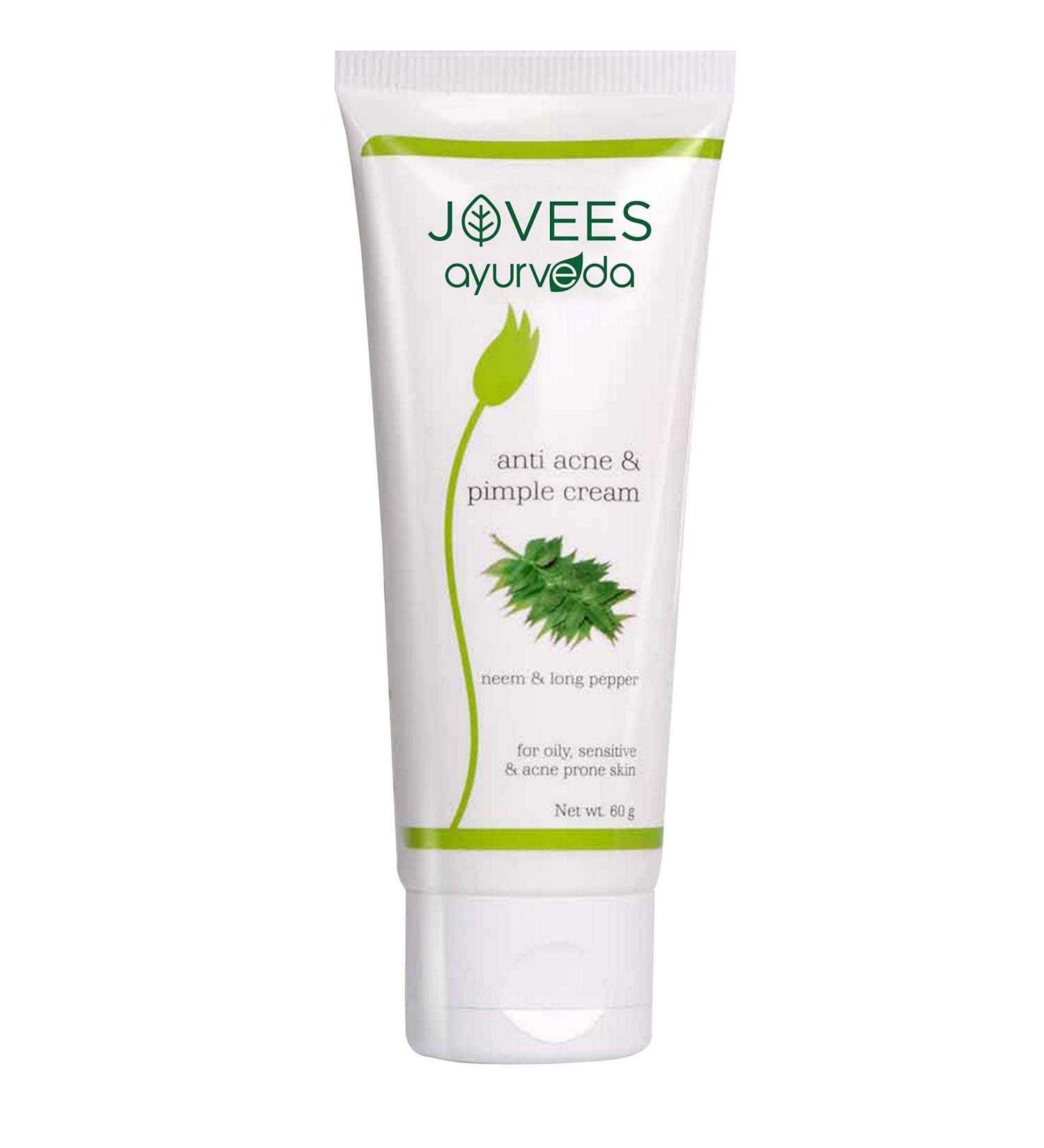 Jovees Ayurveda Neem & Long Pepper Anti Acne & Pimple Cream 60g