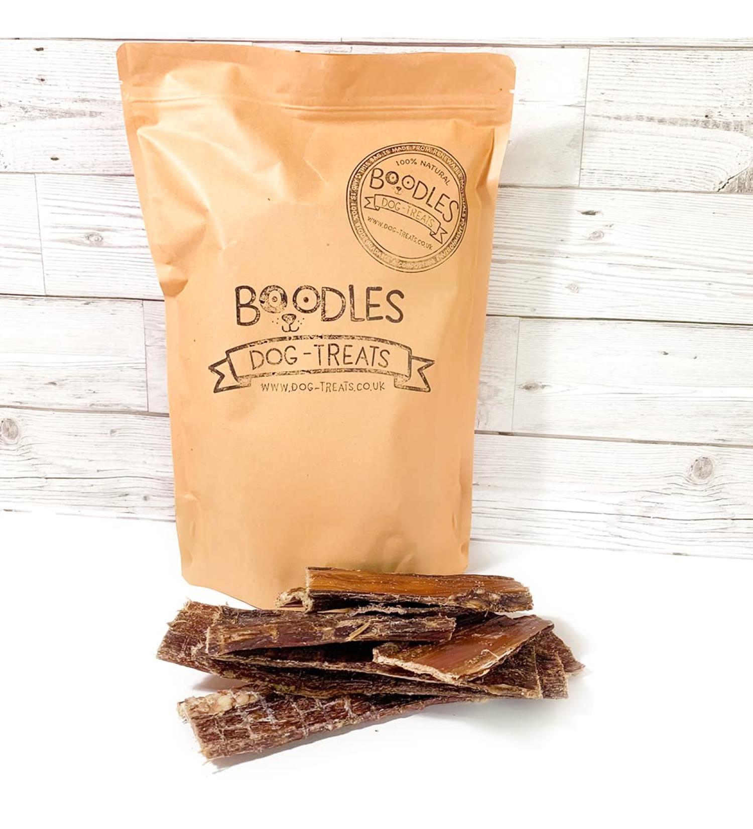 200g Beef Jerky (Flat Beef Gullet) Treats For Dogs 100% Natural Chews - Buy Online on GoSupps.com