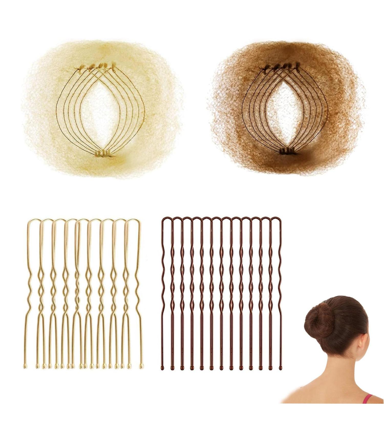 Shop Dutn Netzenzts Hair Nets - 20 Invisible Bun Nets & Hairpins for Ballet Kids & Women - Buy Online on GoSupps.com