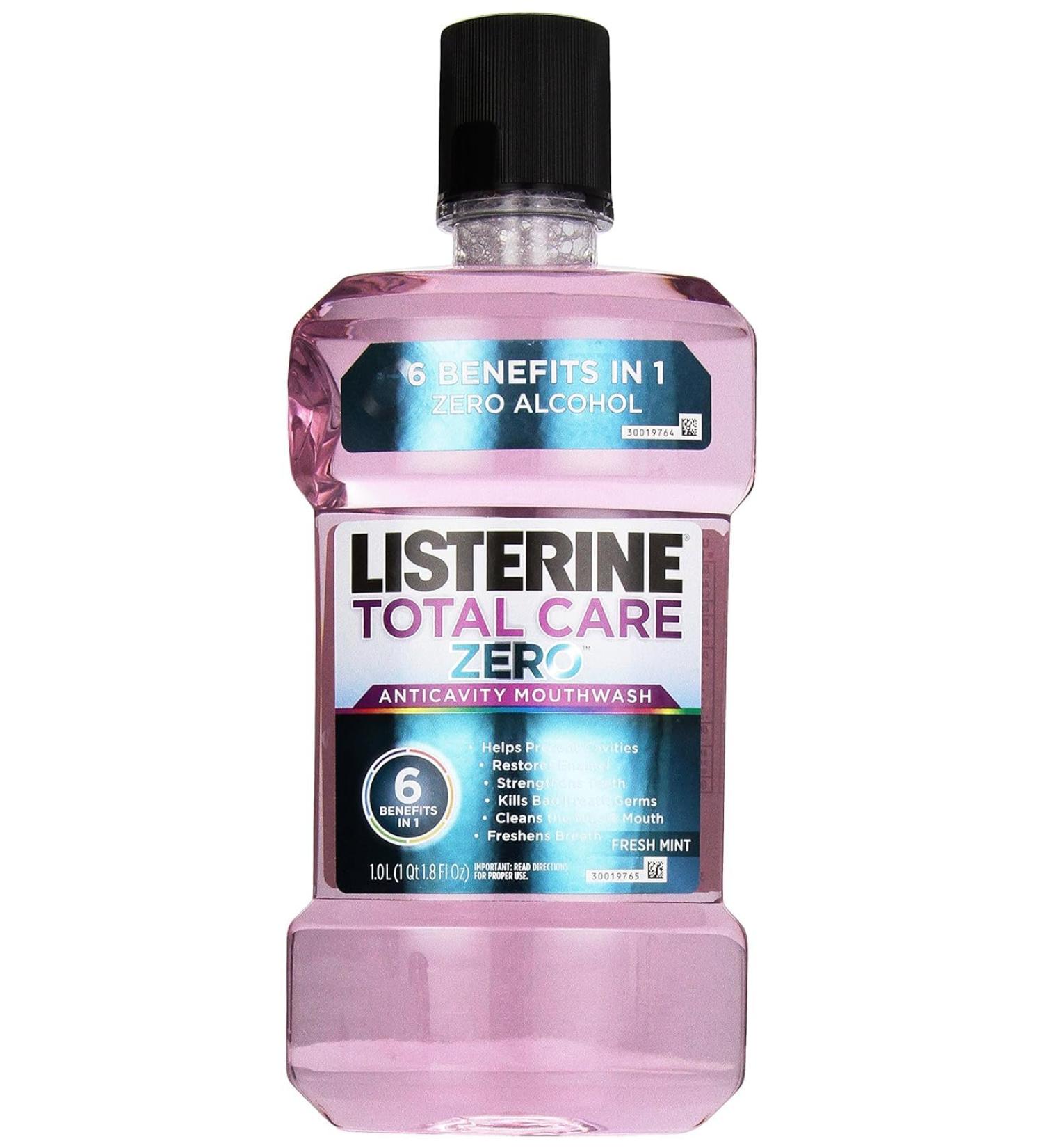 Listerine Listerine Total Care Zero Anticavity Mouthwash Fresh Mint 956g