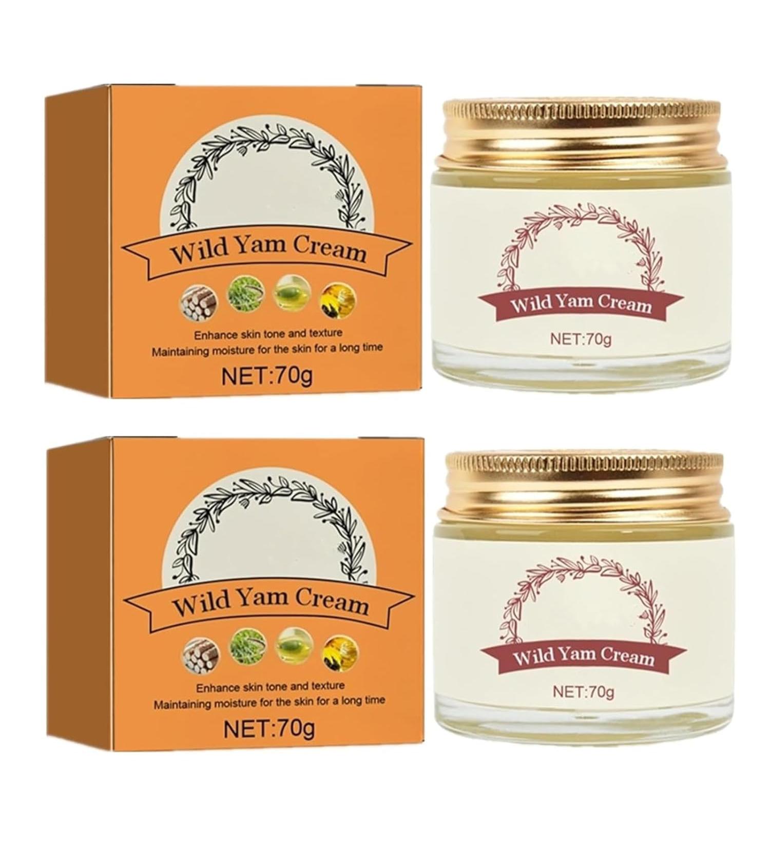 Wild Yam Cream - Organic Hormone Balance for Women | Annas Wild Yam Cream | All Skin Types - Shop Internationally - Buy Online on GoSupps.com