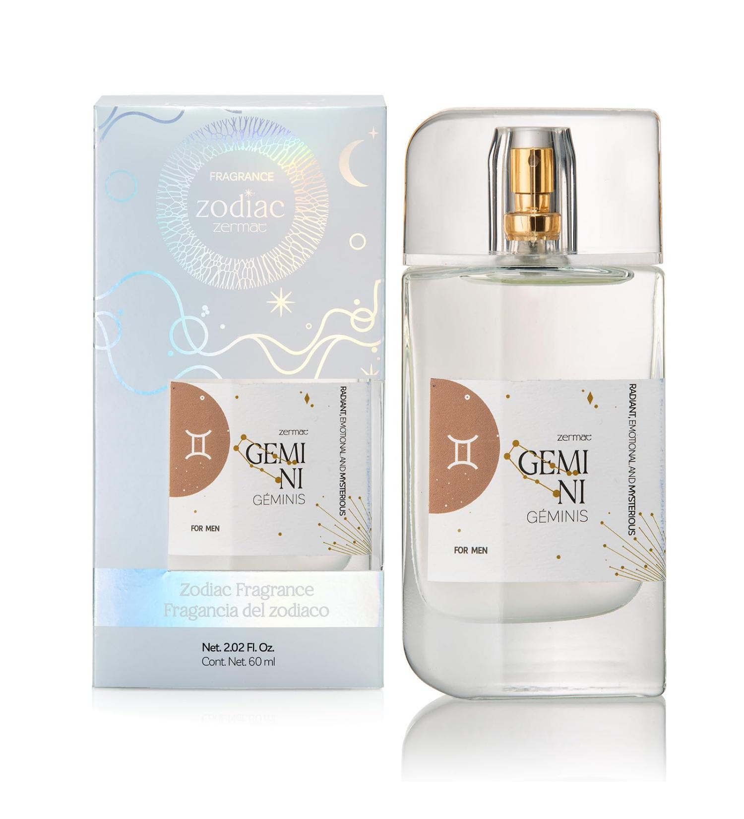 Zermat Gemini Men's Cologne - Fresh Herbal Scent Long-lasting Fragrance 2 Fl. Oz Perfect for Every Occasion Ideal Gift - Buy Online on GoSupps.com
