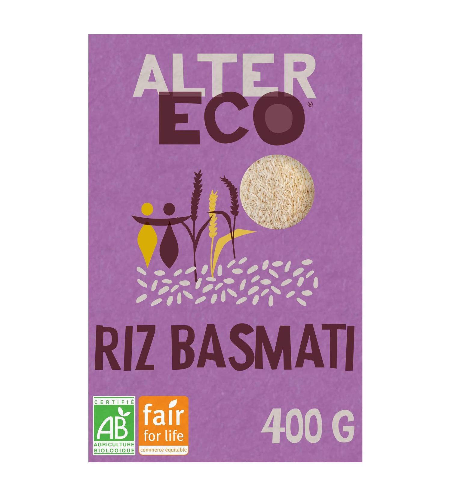 ALTER ECO - Organic Basmati Rice - Fair Trade Rice - Ready in 11 Minutes - 400g - Buy Online on GoSupps.com