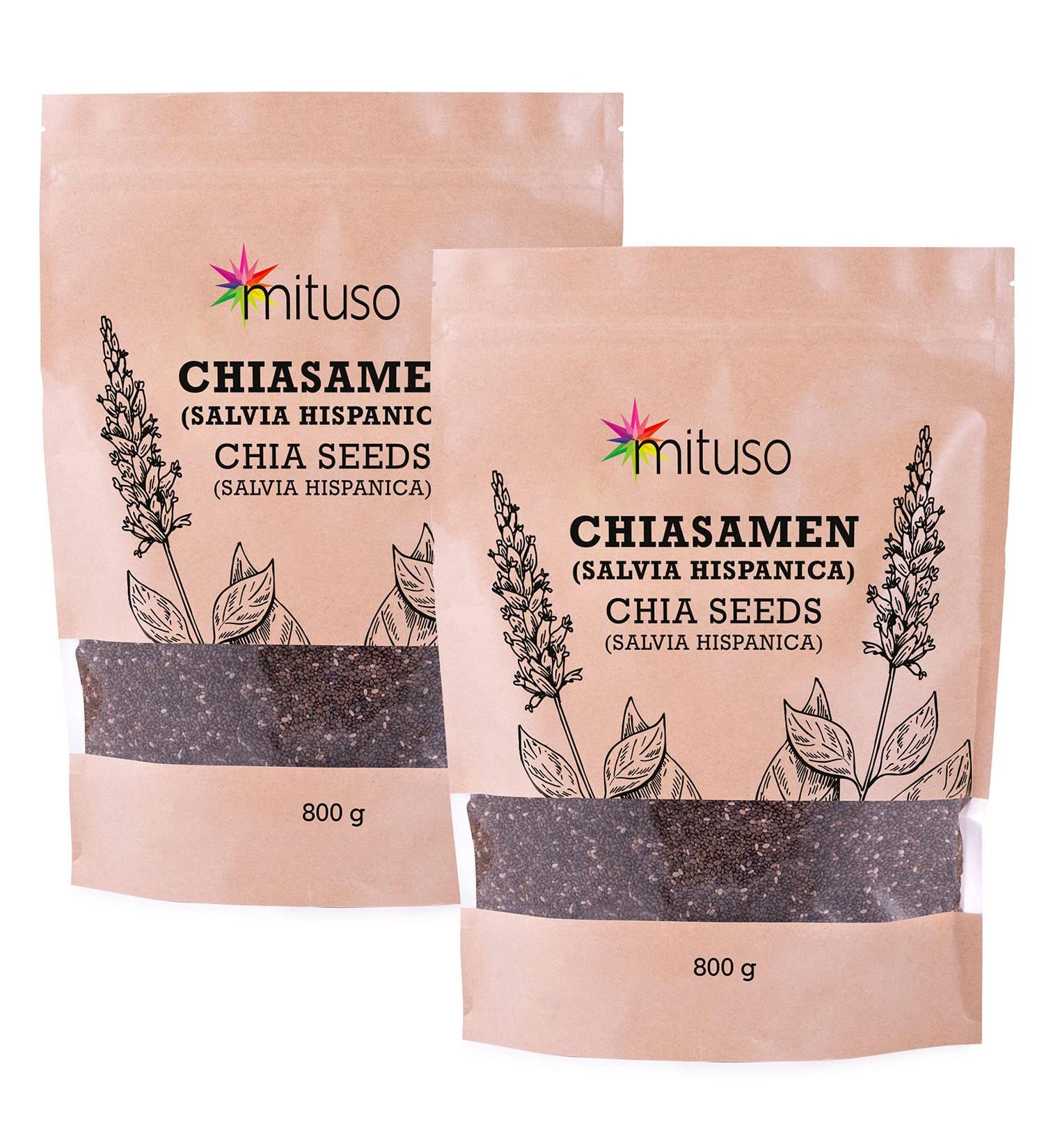  mituso mituso Chia Seeds 1600 g - Buy Online on GoSupps.com