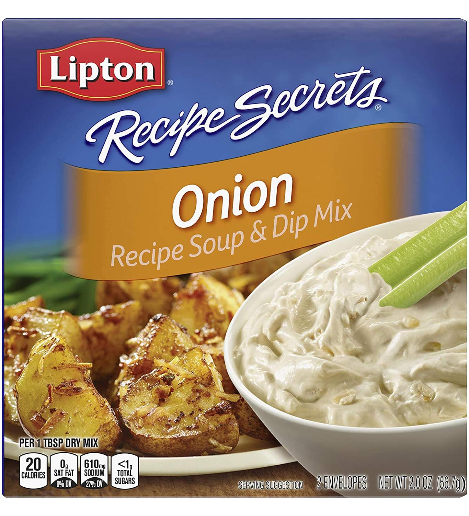 Lipton Recipe Secrets - Onion Recipe Soup & Dip Mix (2 Boxes)