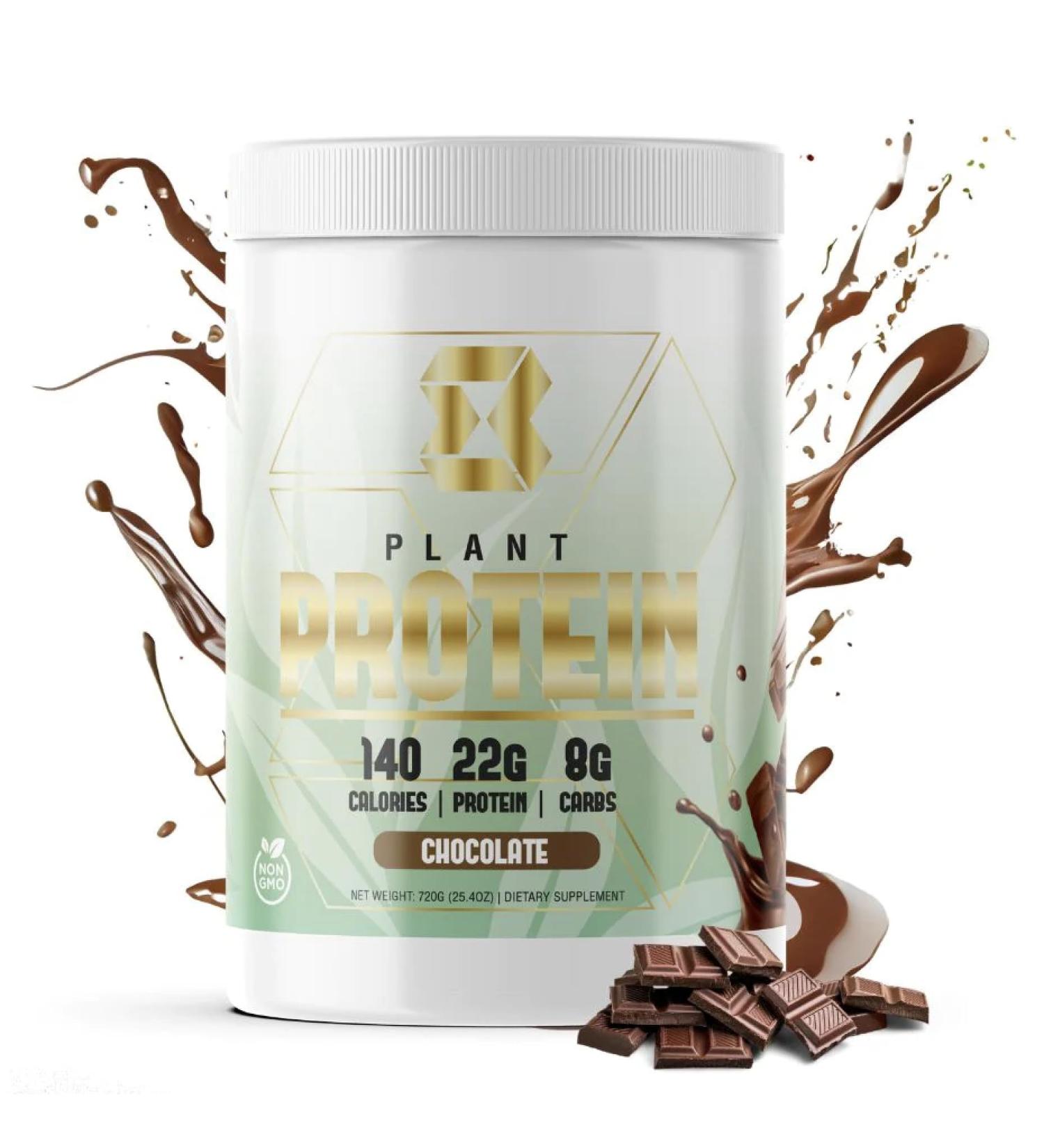 Motiv-8 Plant Based Protein 22g Pea Protein 140 Calories Enhances Recovery Protein Snack Meal Replacement (20 Servings Chocolate)