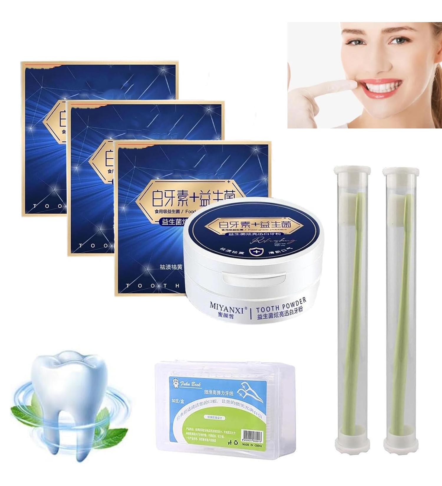 2023 New Miyanxi Tooth Powder Miyanxi Teeth Whitening Teeth Whitening Powder Teeth Whitening Effective Coffee Stain Remover /47 (Size : 3pcs) - Buy Online on GoSupps.com