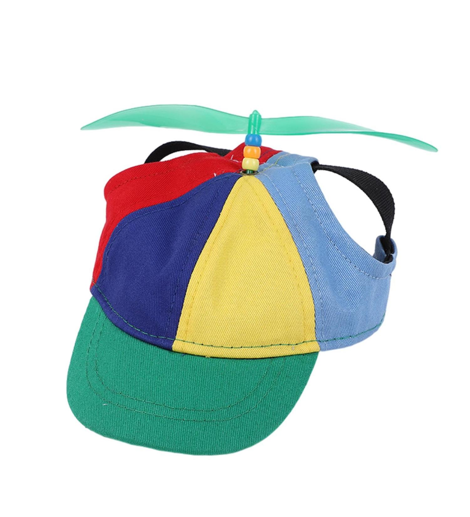 Colorful Propeller Hat for Dogs - Cotton Helicopter Design | Cute & Decorative Pet Accessory - Buy Online on GoSupps.com