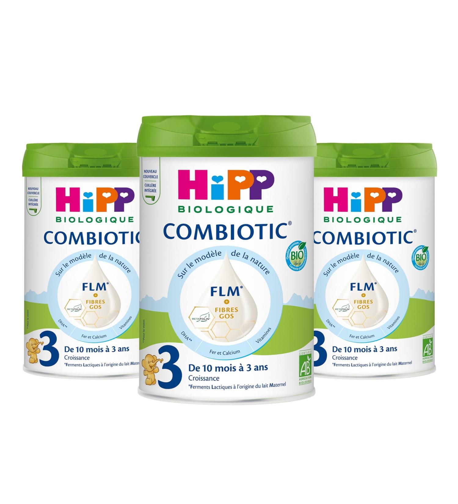 HiPP Organic - Milk 3 Combiotic FLM Growth 3x800g