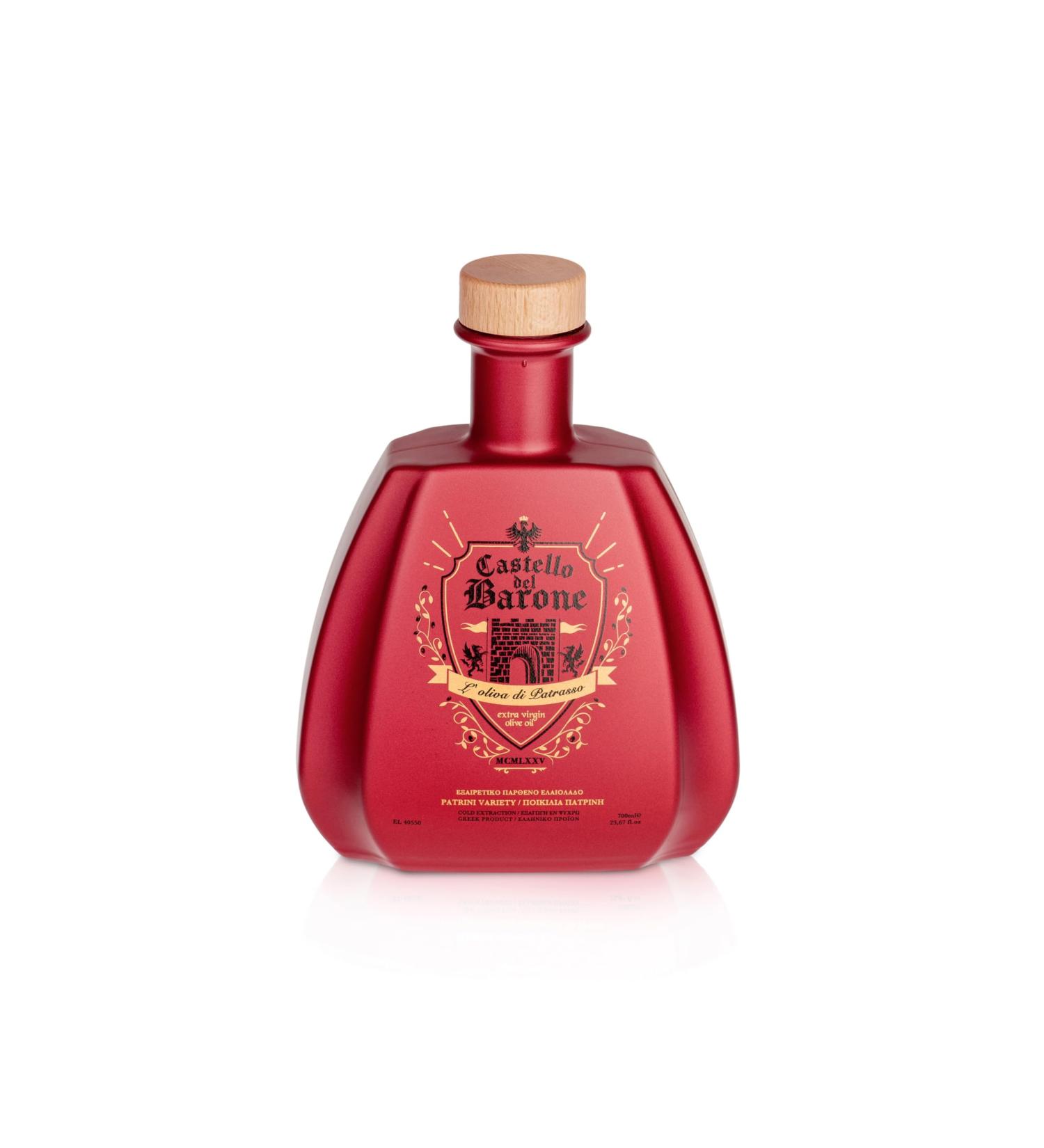 Ranis Castello del Barone Extra Virgin Olive Oil with Intensive Aromas and Sensational Taste from an Ancient Olive Variety in Achaia Greece 700ml - Buy Online on GoSupps.com