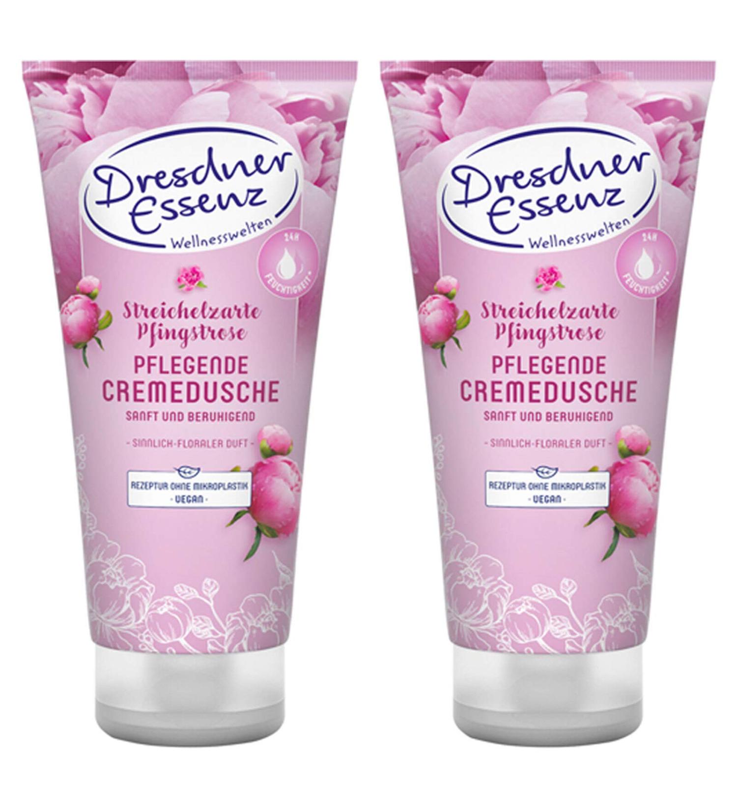 Dresdner Essenz Dresdner Essenz Peony Shower Cream 2-Pack Bottles 2 x 200ml