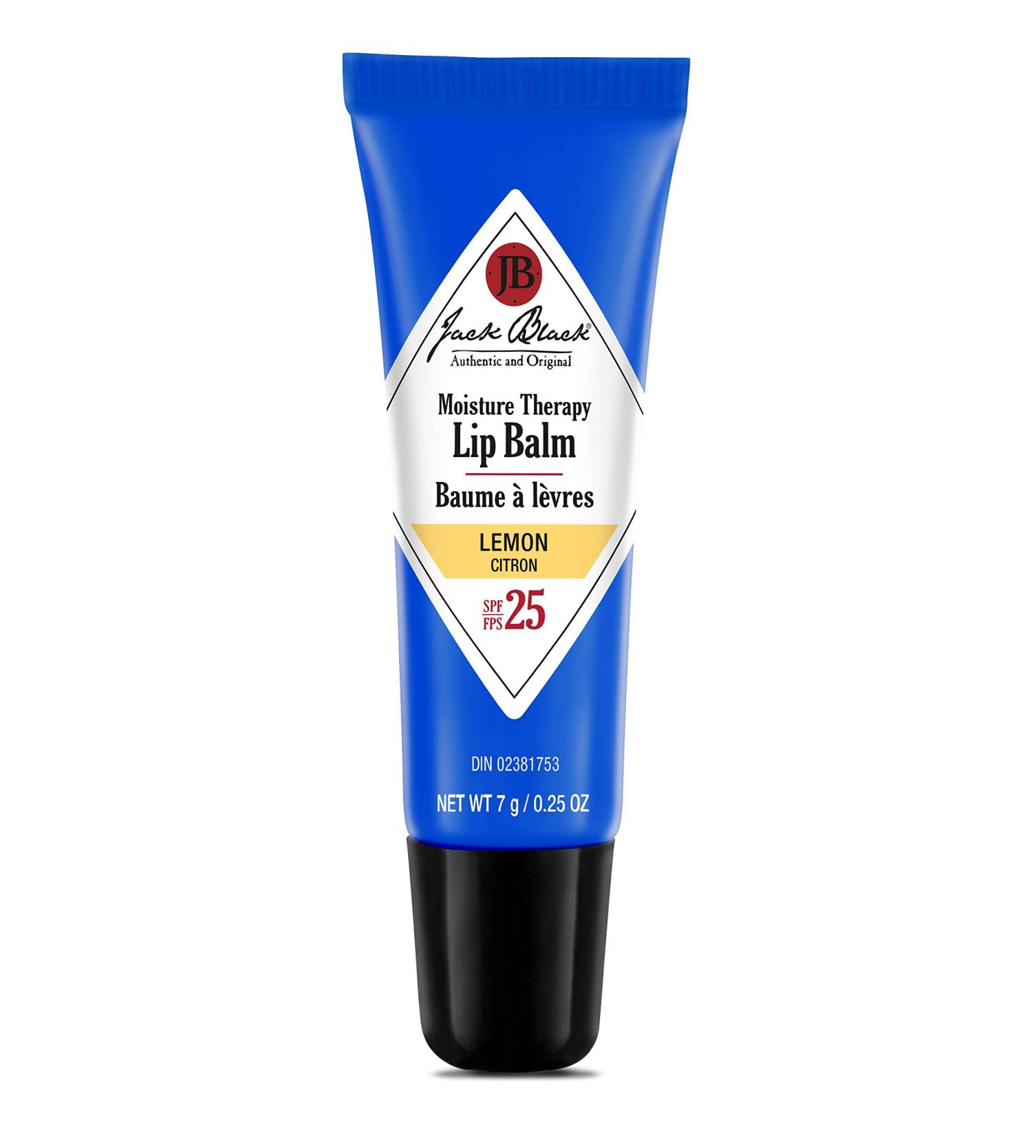 Jack Black Moisture Therapy Lip Balm SPF 25 Lemon - Buy Online on GoSupps.com