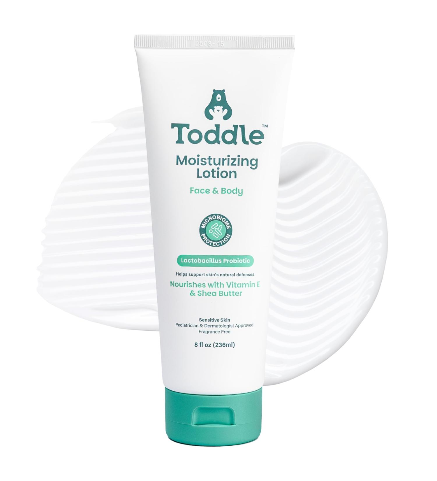 Probiotic Moisturizing Lotion for Face & Body Eczema & Dry Skin Relief Fragrance-Free with Vitamin E Shea Butter for Sensitive Baby & Kids Skin Pediatrician-Approved 8oz 8 Fl Oz (Pack of 1) - Buy Online on GoSupps.com