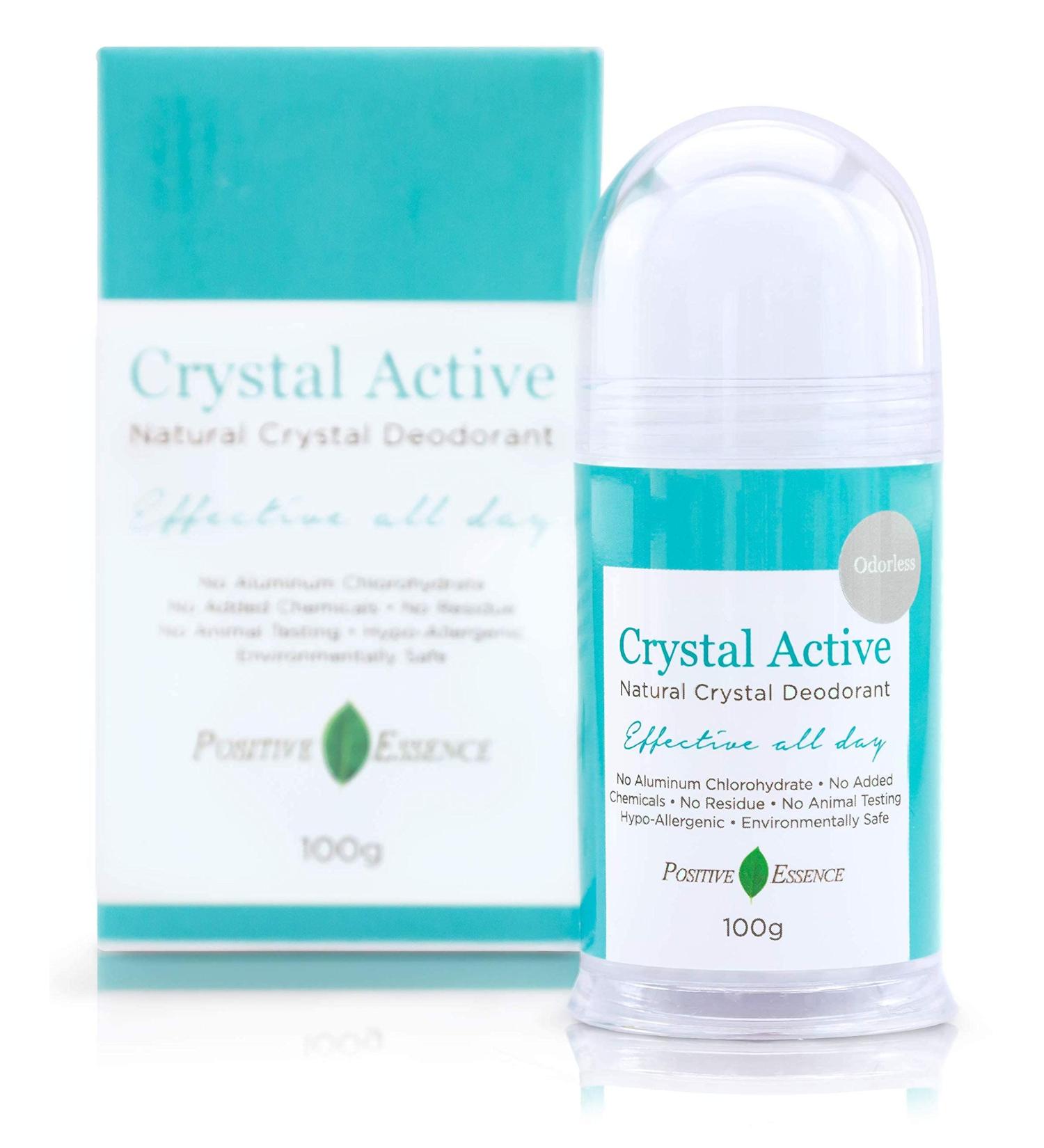 Thai Crystal Deodorant | All-Natural Mineral Salt Alum Stone for Women & Men - 3.25 oz - Buy Online on GoSupps.com