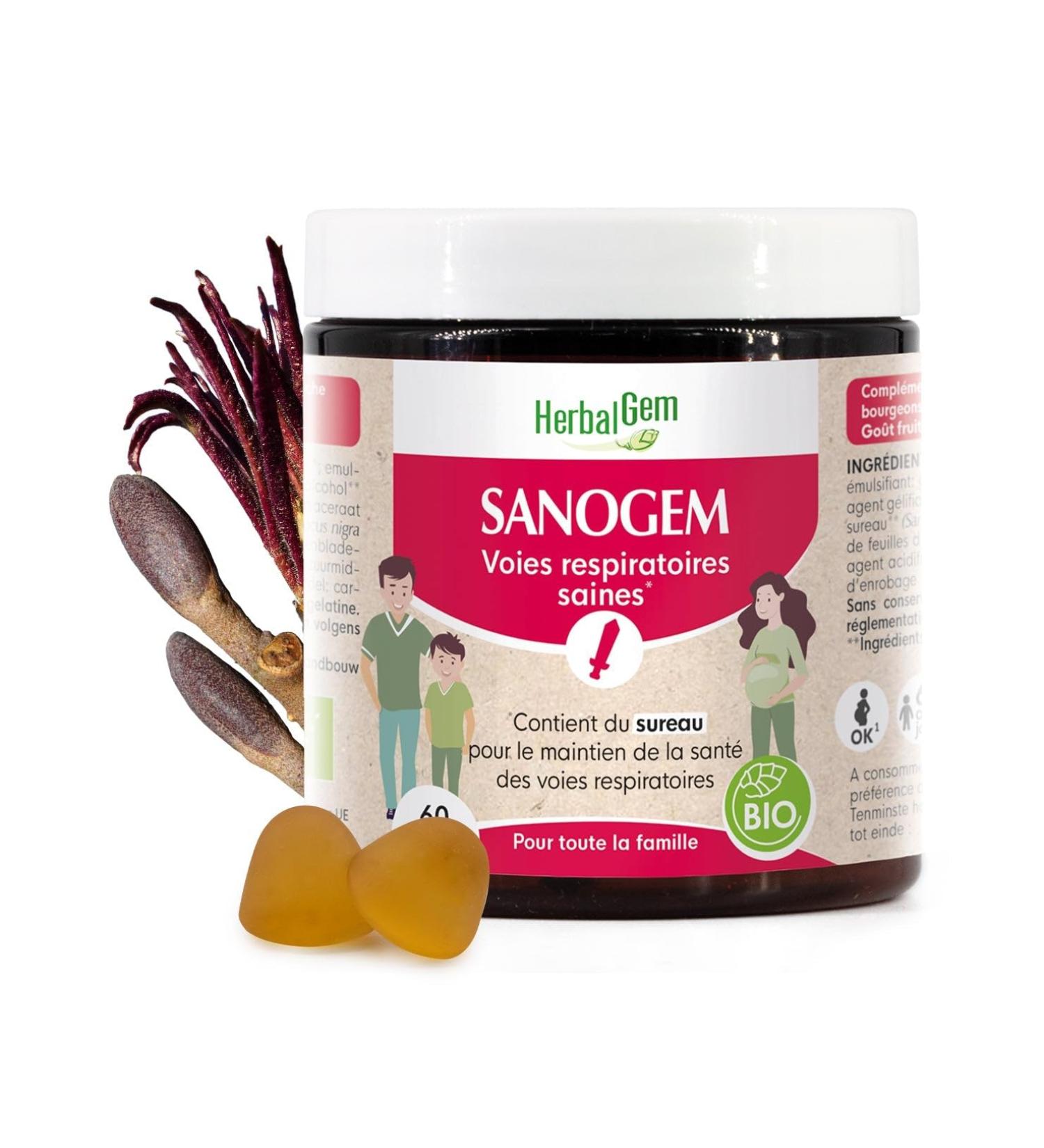 HERBALGEM SANOGEM ORGANIC GUMMIES 60 GOM 150 GR