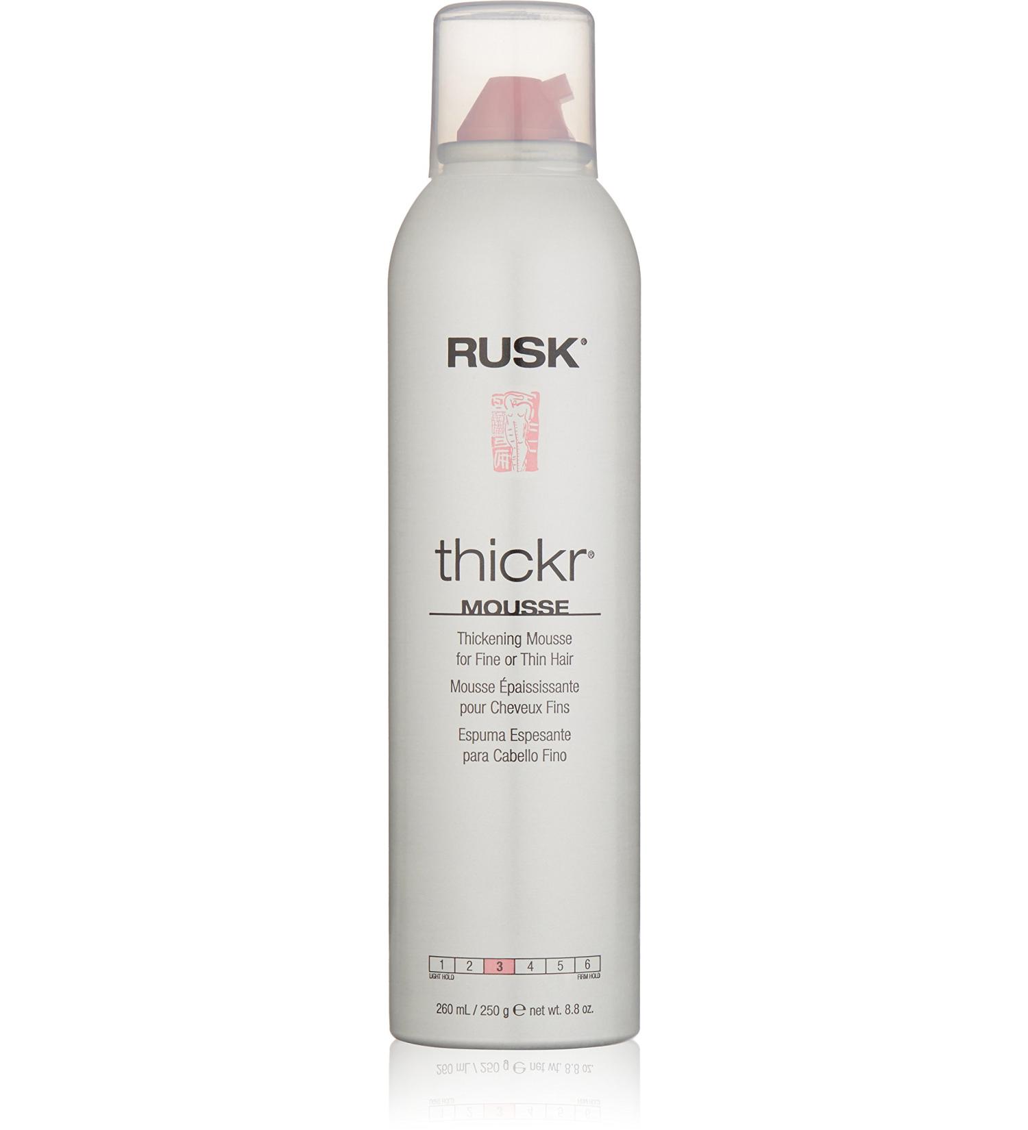 RUSK Designer Collection Thicker Thickening Mousse - 8.8 Oz - Body, Texture, and Hold for Fine or Thin Hair - Buy Online on GoSupps.com