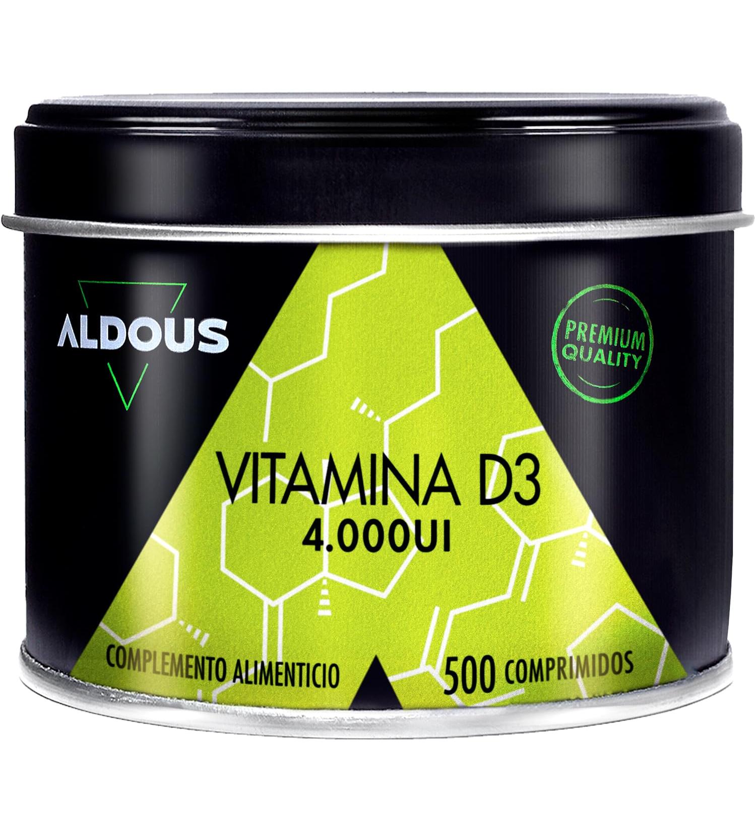Vitamin D3 2000 IU maximum dose | 500 tablets | Vitamin D3 Colecalciferol | Vitamins for immune system and defenses | Improves calcium absorption | 1 tablet every 2 days - Buy Online on GoSupps.com