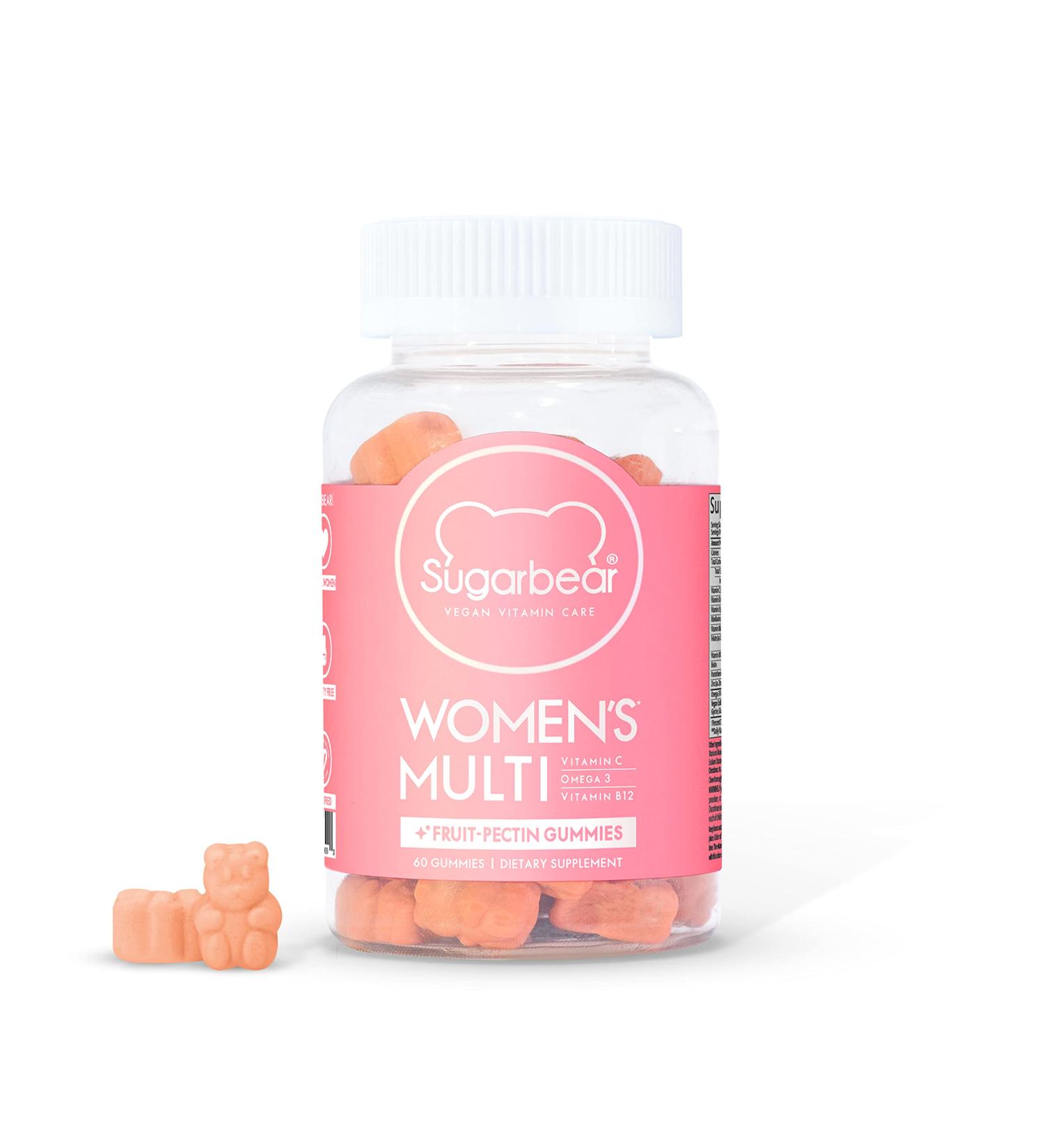 SugarBear Women's MultiVitamins - 60 Capsules | Essential Daily Nutrients - Buy Online on GoSupps.com