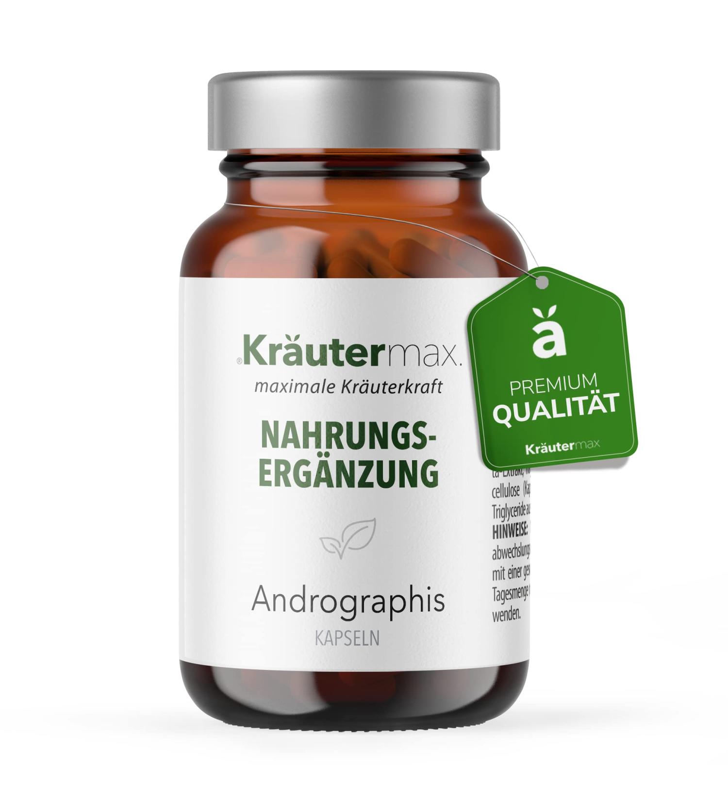 Andrographis Paniculata Powder Capsules - Vegan Kalmegh Capsules | Premium Quality Indian Echinacea | Gluten-Free | 60 Count - Optimized for Your Health - Buy Online on GoSupps.com