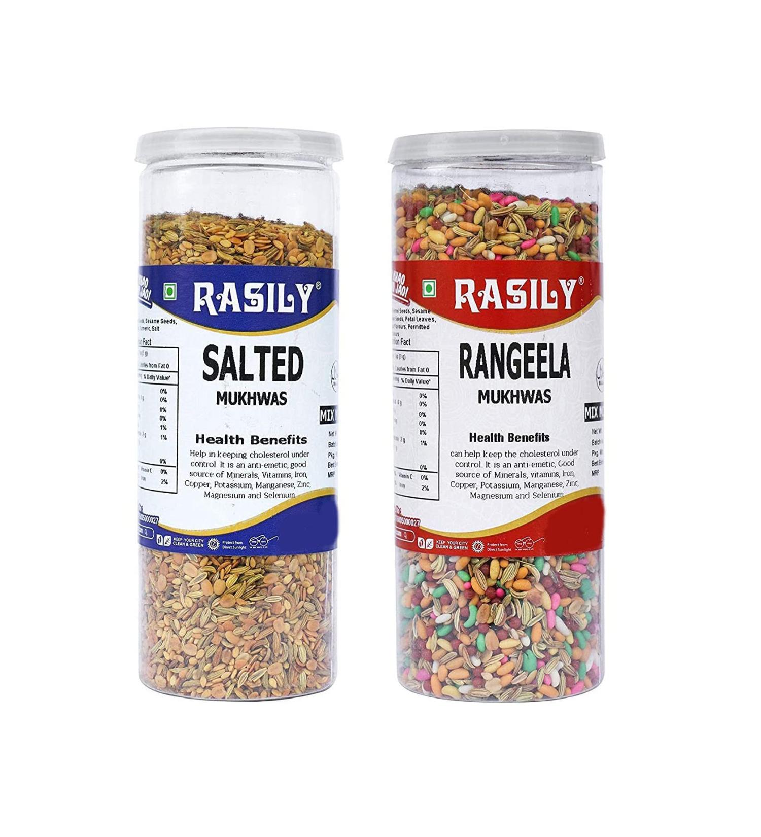 Rasily Salted & Rangeela Mukhwas Combo_Packing May Vary - Buy Online on GoSupps.com
