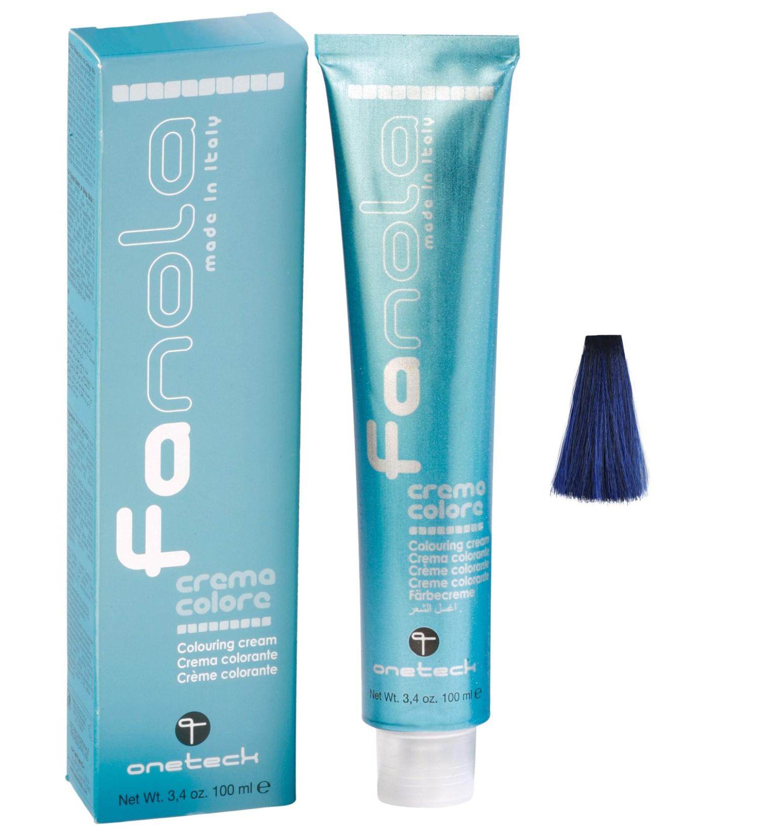 Fanola crema colore Colouring Cream Correctors Blue Mixton 100 ml Blue Correctors