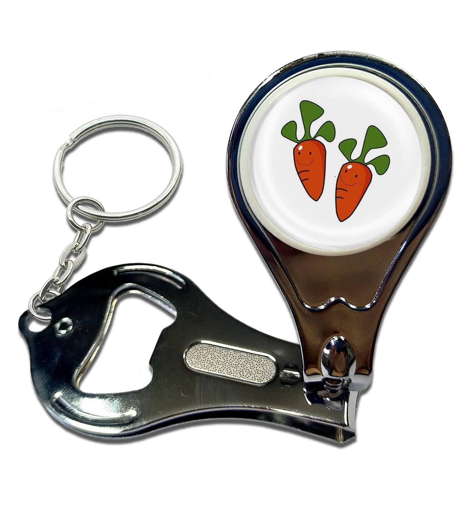 BadgeBeast.co.uk Carrots - Key Ring Bottle Opener and Nail Clipper - Buy Online on GoSupps.com