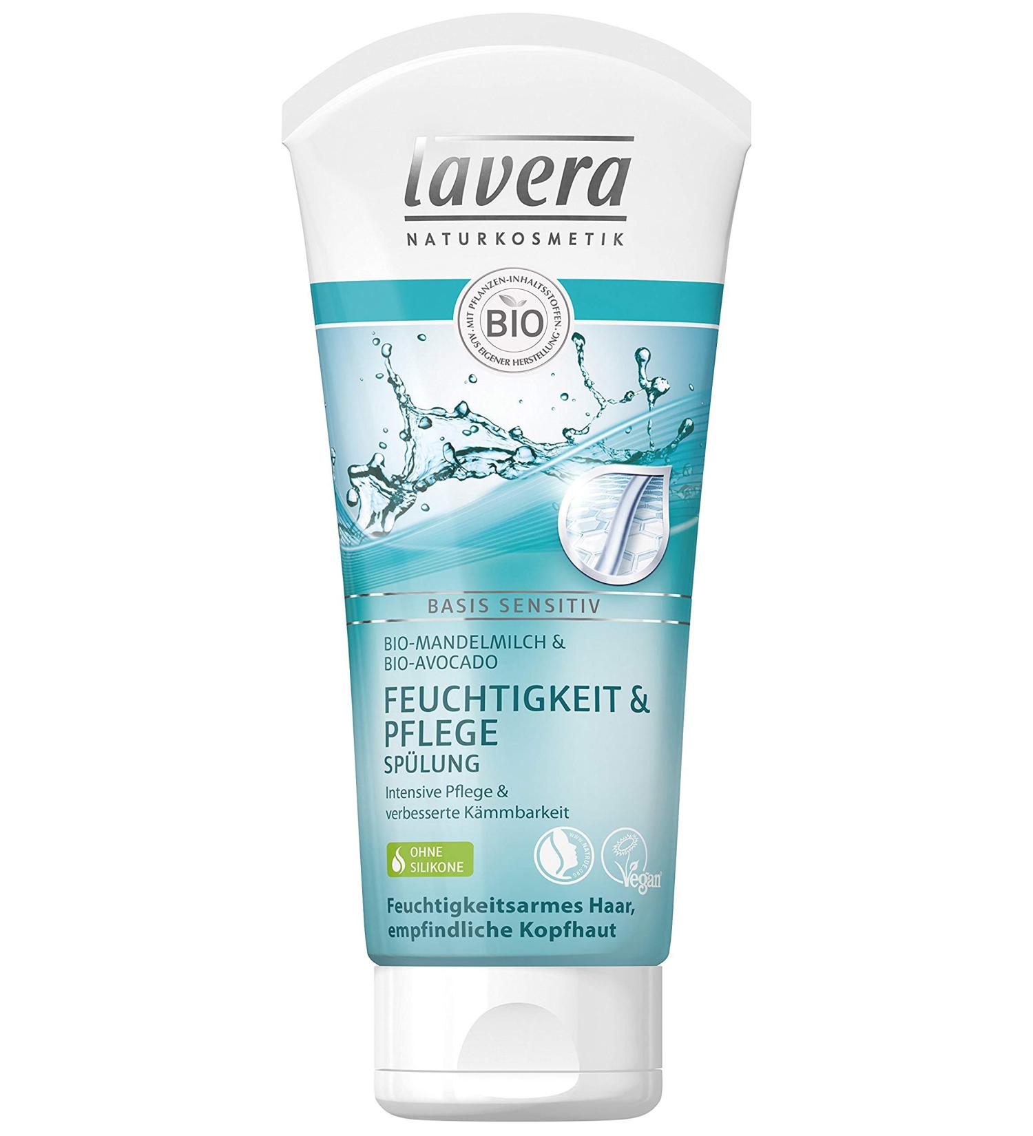 Lavera Hair Rinsing Moisture & Care with Almond Milk | Vegan & Natural Hair Care | 200ml - Gentle Formula for Scalp & Hair - Buy Online on GoSupps.com