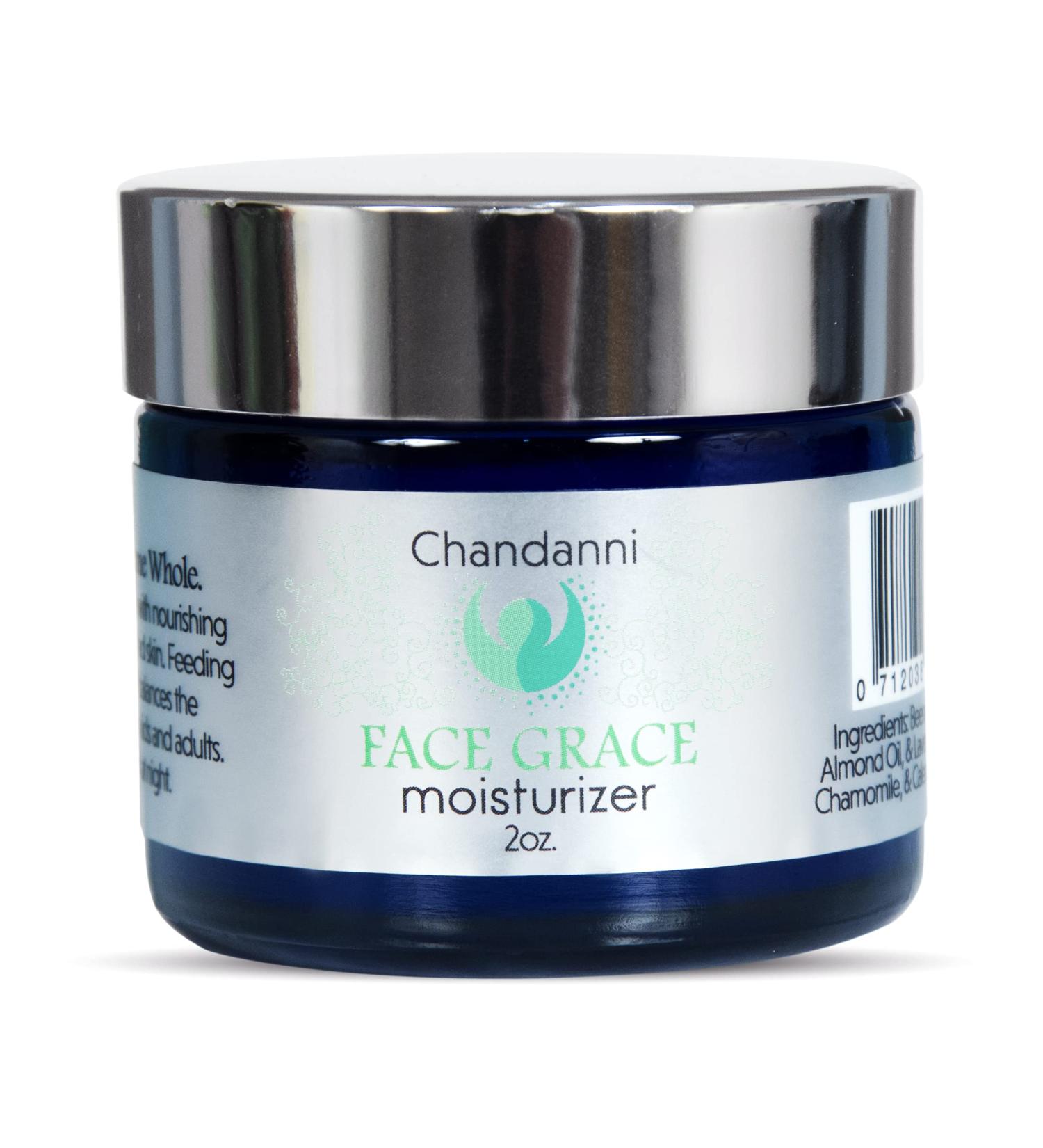 Chandanni Organic Face Grace Natural Face Moisturizer Treats Acne Prone Skin Intense Hydration Skin Rejuvenation with Sesame & Almond Oil for all Skin Types & Ages - Buy Online on GoSupps.com
