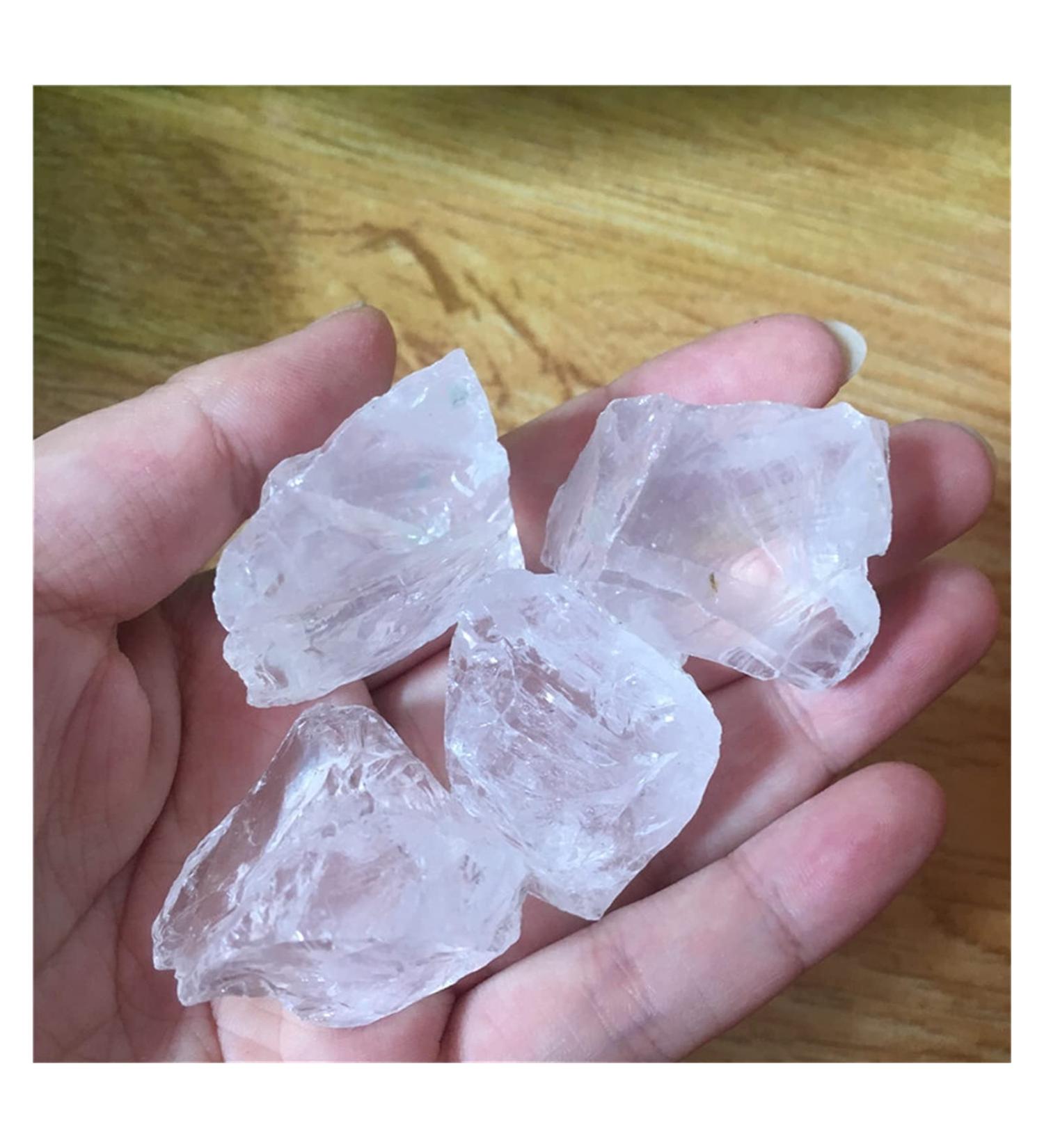 Natural Crystal Rough 30-50mm Natural Gems Rough Stones 4pcs Crystals Natural Clear Quartz Crystal Stones Specimens for Collection Full of Texture - Buy Online on GoSupps.com