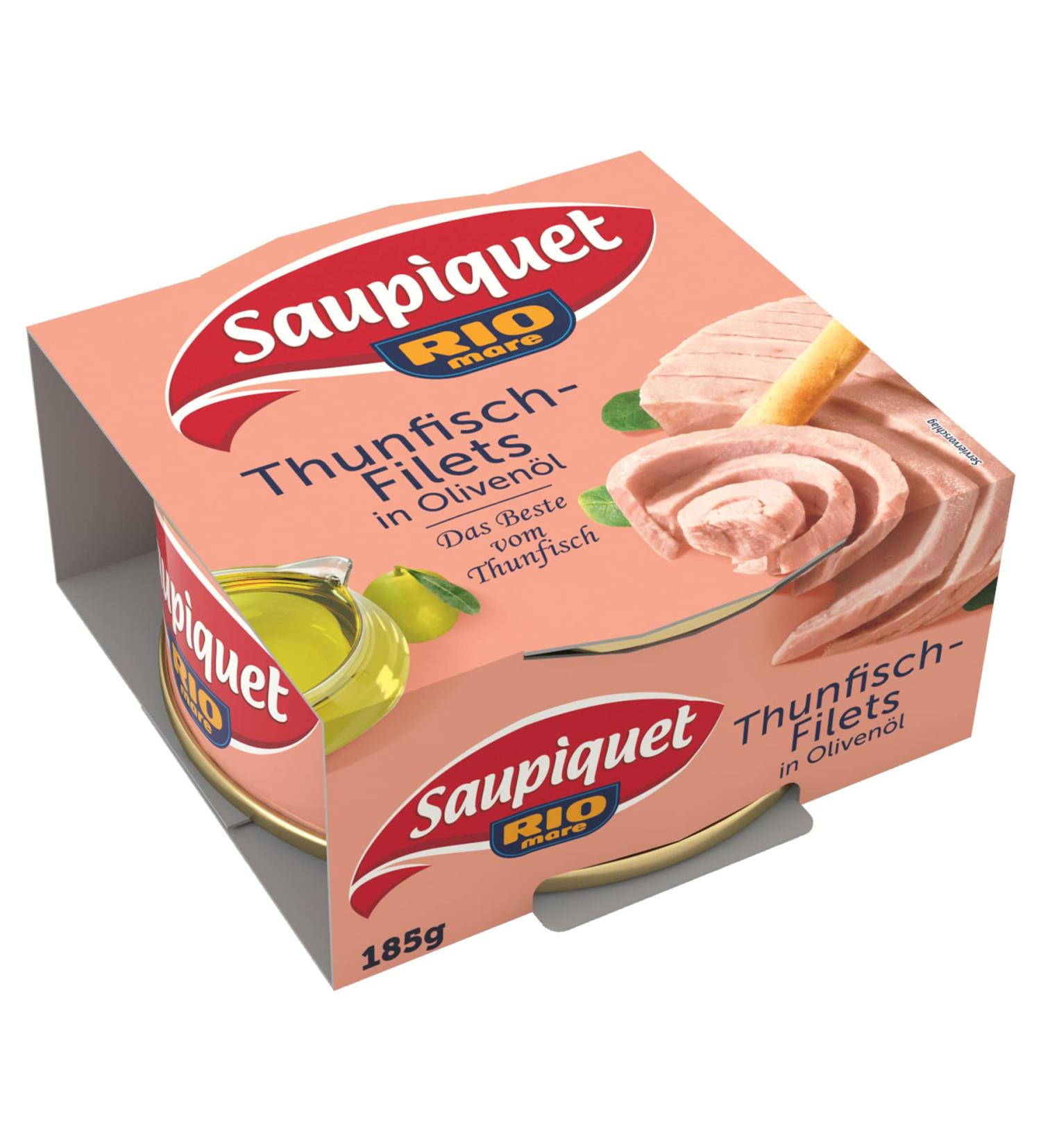 Saupiquet Rio Mare Tuna Fillets in Olive Oil - Finest Italian Taste | 185g Pack - Buy Online Internationally - Buy Online on GoSupps.com